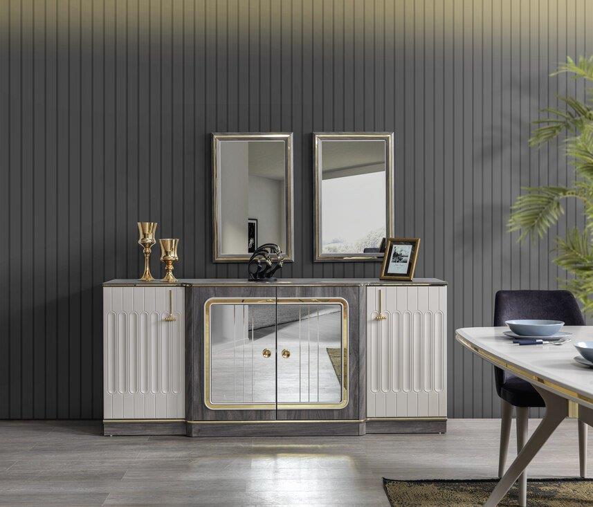 MODASEL ZARA YEMEK ODASI TAKIMI-ÜNİTELİModern Yemek Odası Takımı