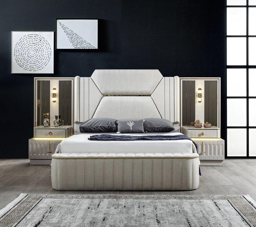 MODASEL ATLAS YATAK ODASI TAKIMI-BAZALIModern Yatak Odası Takımı