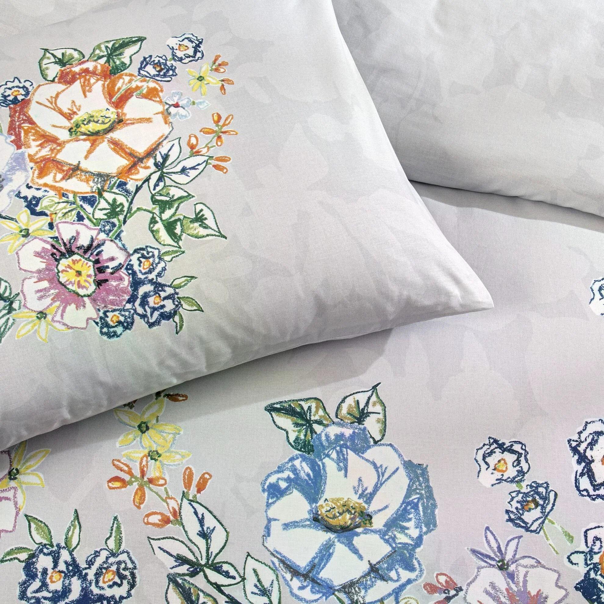 Taç 3464 Çift Kişilik Nevresim Takımı Fıora GriNEVRESİM TAKIMI Ç.K