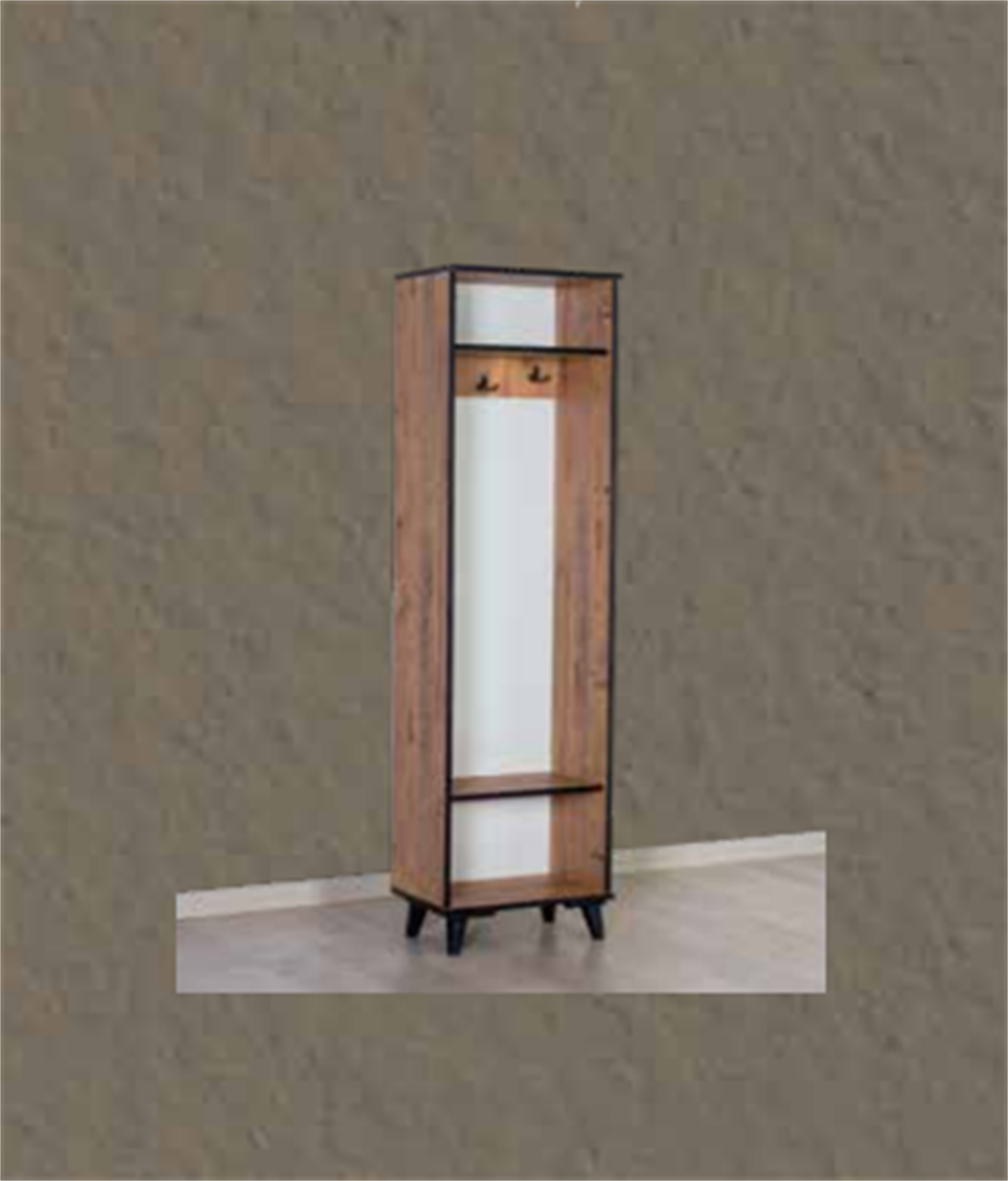 Kzn Kuzey Km.16.020 Aynasız Askılı Portmanto-Atlantik ÇamPortmanto