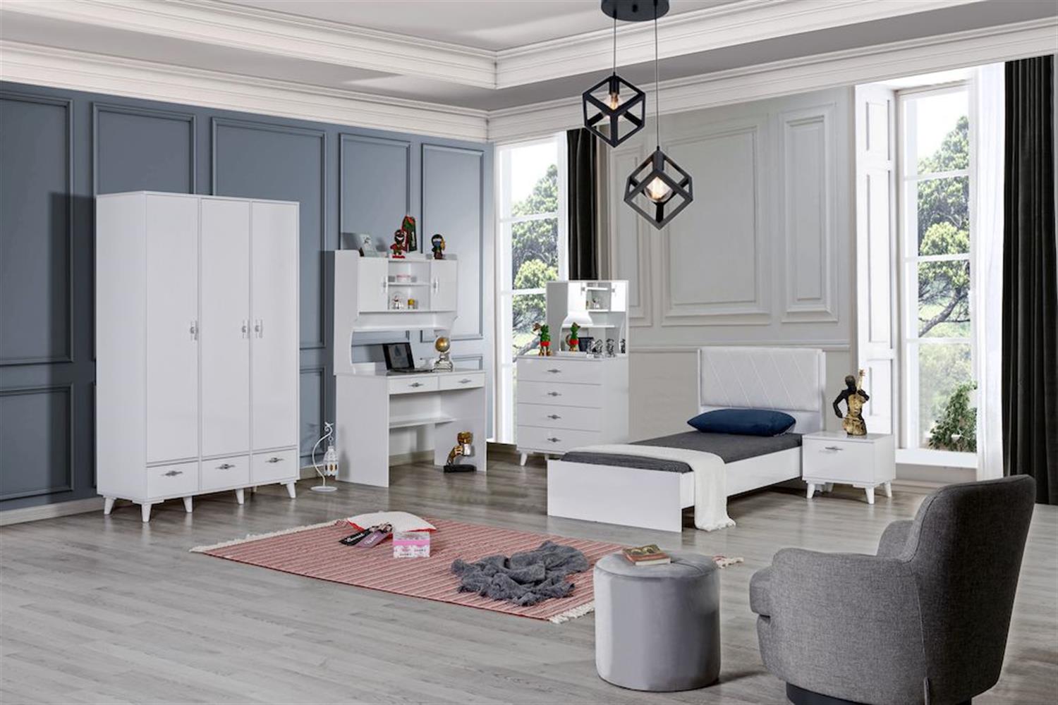 Kzn New Efe Km.13.002 Çalışma Masası-BeyazÇalışma Masası