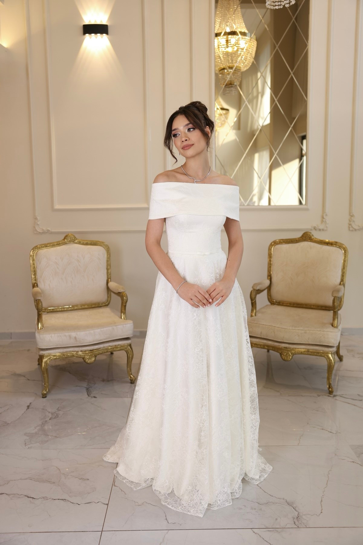 TheElsa | Galisia Prenses Beyaz Maxi Dantel Nikah Nişan Söz ElbisesiBEYAZ DANTEL ELBİSELERGalisia Prenses Beyaz Maxi Dantel Nikah Nişan Söz Elbisesi