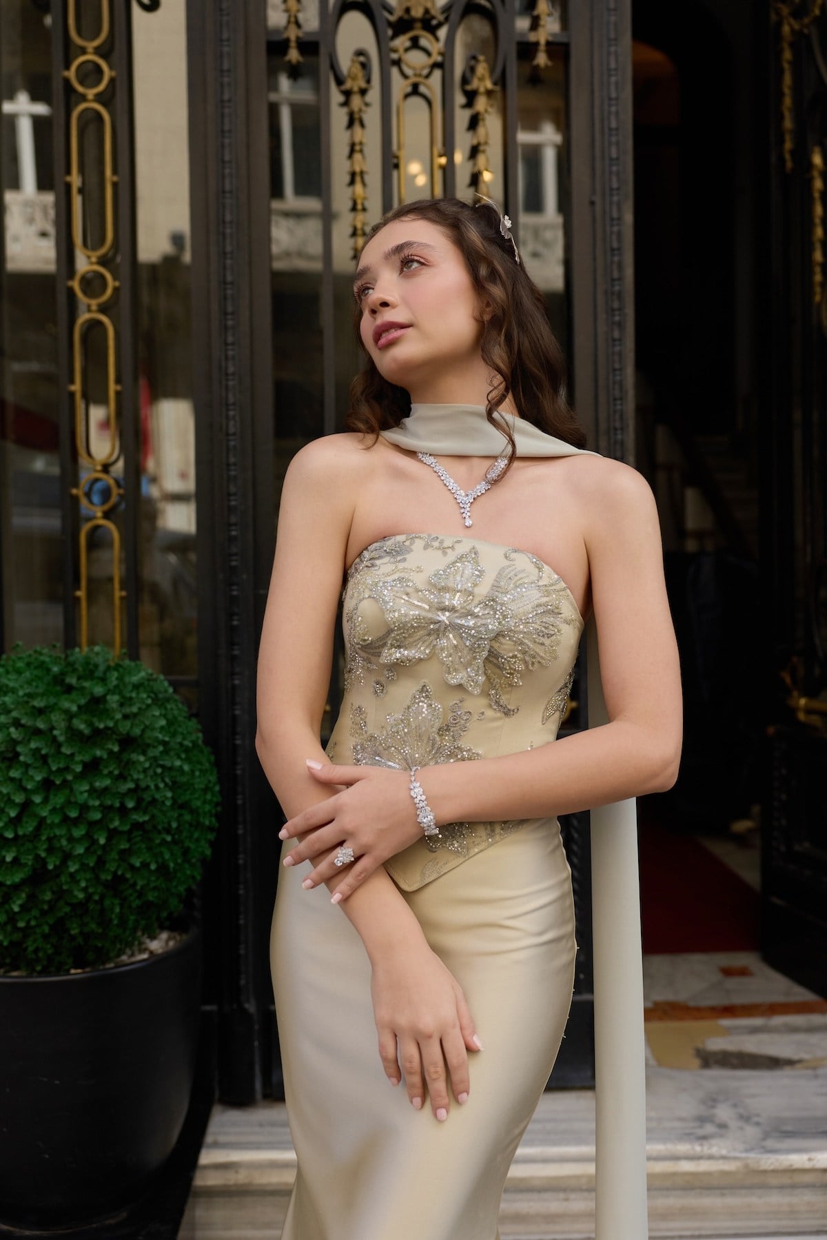 TheElsa | Hera Artemis Oval Yaka Yağ Yeşili Saten Balık Korse Etek Nikah Nişan Söz ElbisesiÖZEL ÜRETİM TASARIM ELBİSELERHera Artemis Oval Yaka Yağ Yeşili Saten Balık Korse Etek Nikah Nişan Söz Elbisesi
