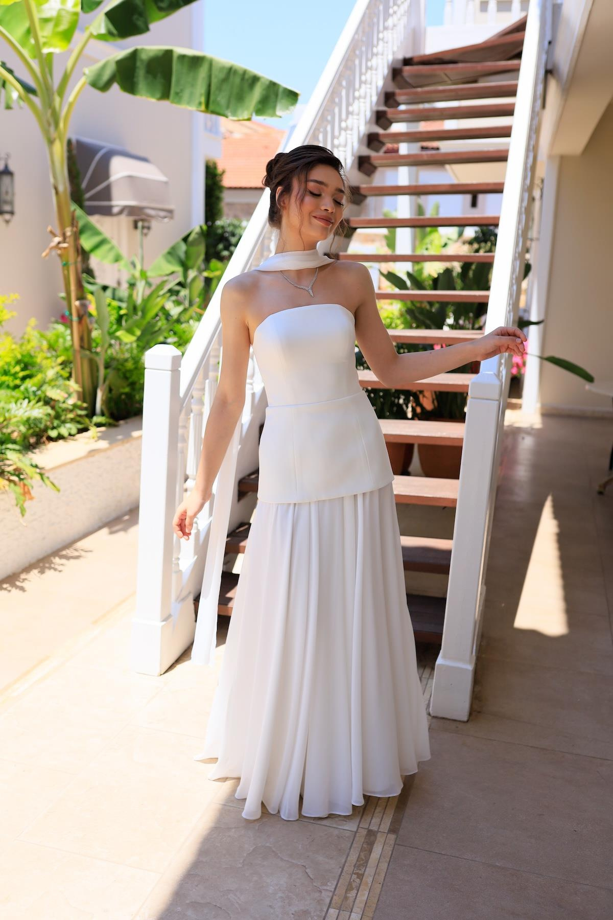 TheElsa | LİDYAÖZEL ÜRETİM ELBİSELidya Şifon Tasarım Nikah Nişan Elbisesi
