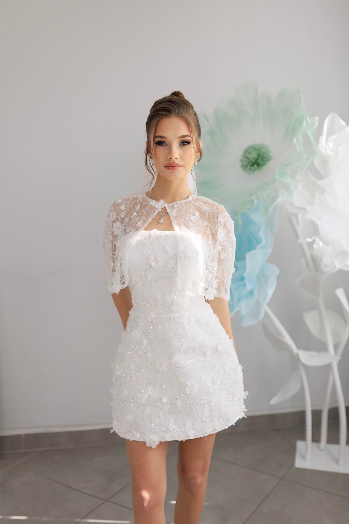 TheElsa | AFTER | Lina Mini Dantel After Tasarım ElbiseAFTER KOLEKSİYONULina Mini Dantel After Parti Tasarım Elbise