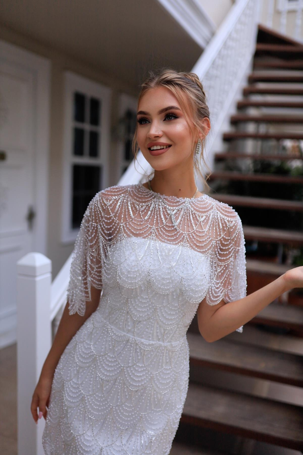 TheElsa | MONICA AFTERAFTER KOLEKSİYONUMonica Mini Dantel After Parti Tasarım Elbise