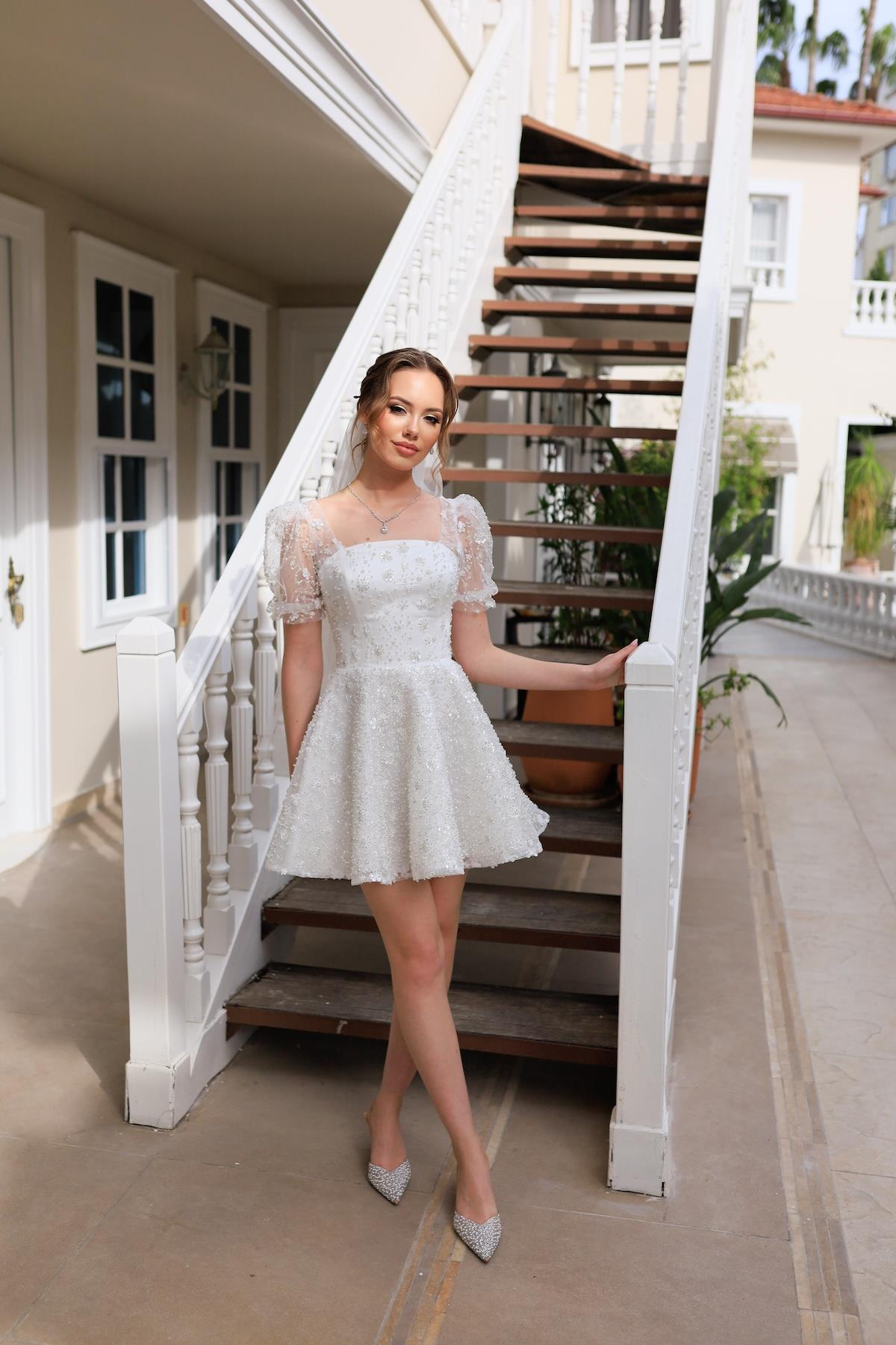 TheElsa | AFTER | Olivya Mini Dantel After Tasarım ElbiseAFTER KOLEKSİYONUOlivya Mini Dantel After Parti Tasarım Elbise