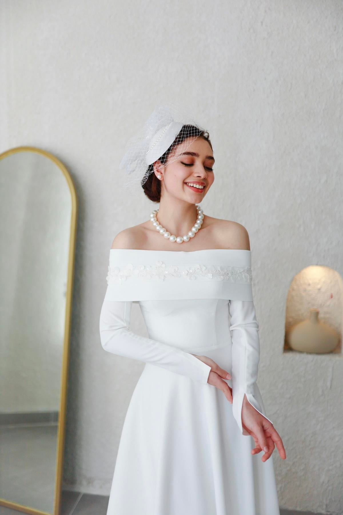 TheElsa | Kişiye Özel Üretim Abiye Elbiseler | Prenses Leyla Beyaz Özel Tasarım Dantel Abiye ElbiseBEYAZ ELBİSELERPrenses Leyla Beyaz Özel Tasarım Dantel Abiye Elbise