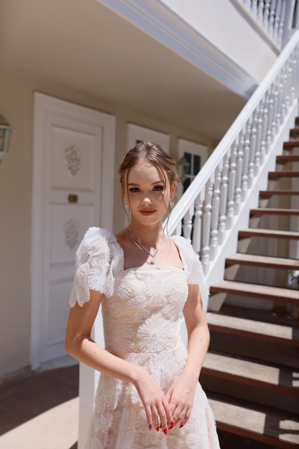 TheElsa | Kişiye Özel Üretim Abiye Elbise | Vasilisa Beyaz Dantel Özel Tasarım Abiye ElbiseÖZEL ÜRETİM ELBİSEVasilisa White Lace Special Design Evening Dress