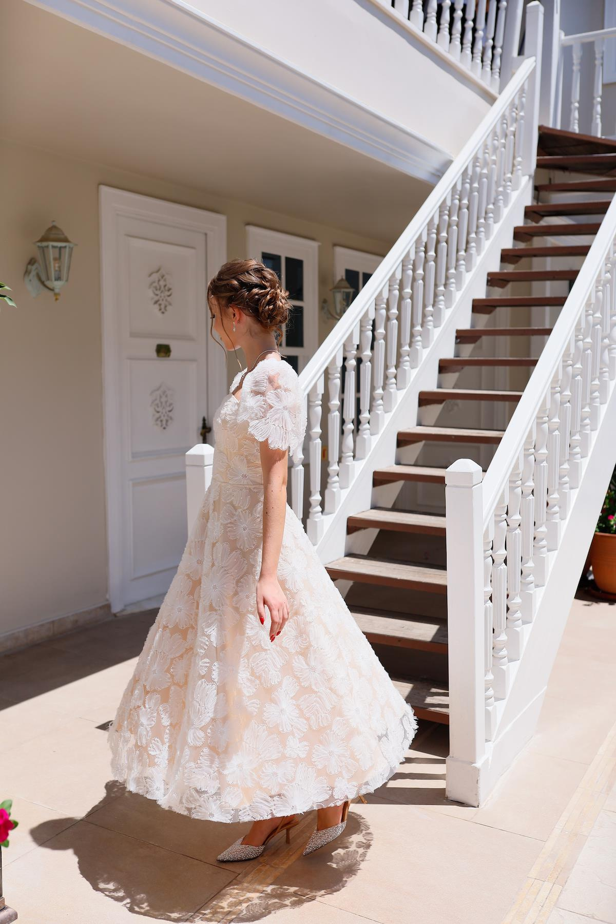 TheElsa | Kişiye Özel Üretim Abiye Elbise | Vasilisa Beyaz Dantel Özel Tasarım Abiye ElbiseÖZEL ÜRETİM ELBİSEVasilisa White Lace Special Design Evening Dress
