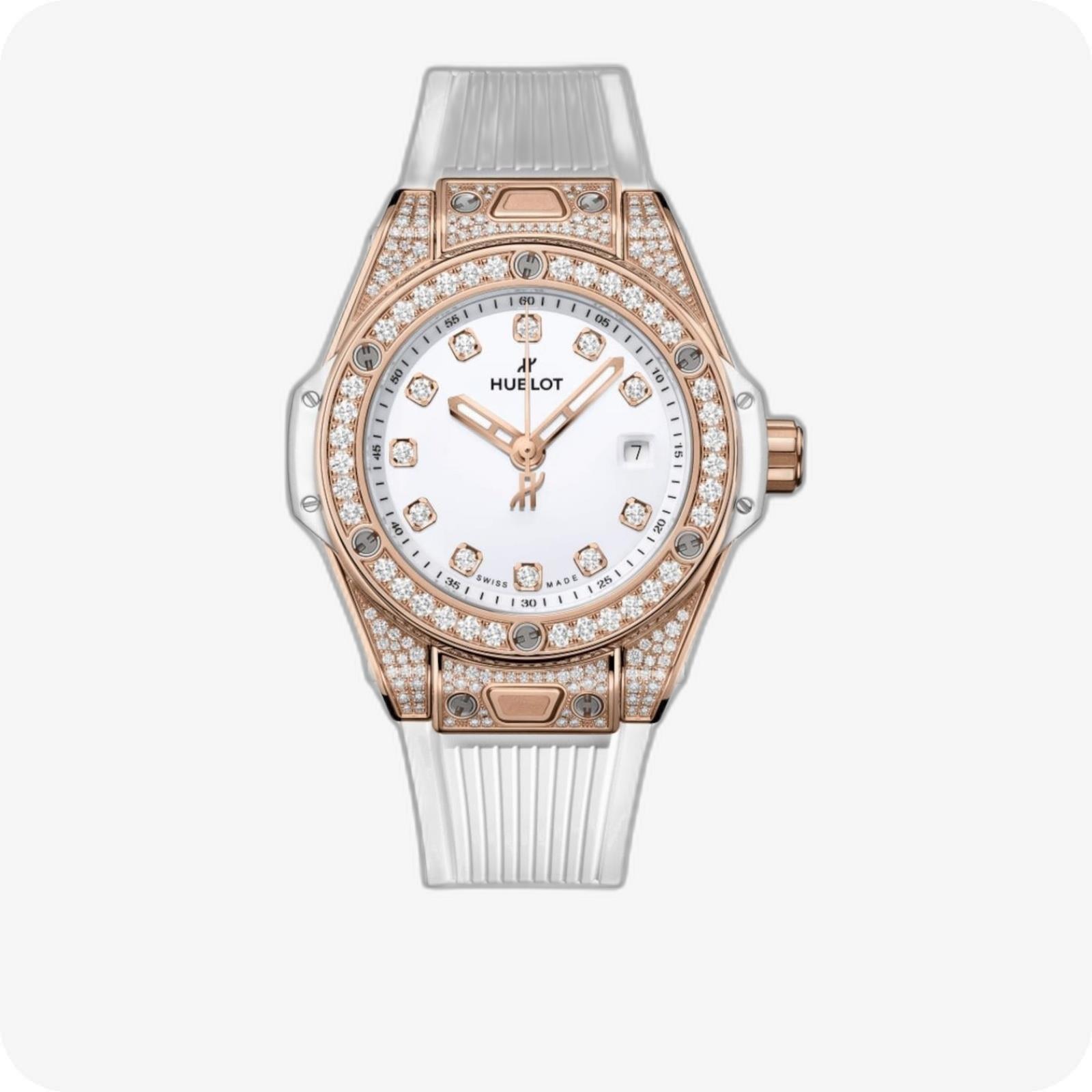 Hublot Big Bang One Click King Gold White Pavé