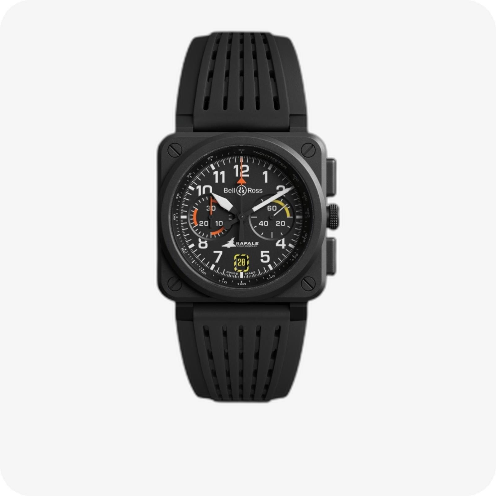Bell & Ross Instruments BR-03 Chrono Display Rafale Solo Display