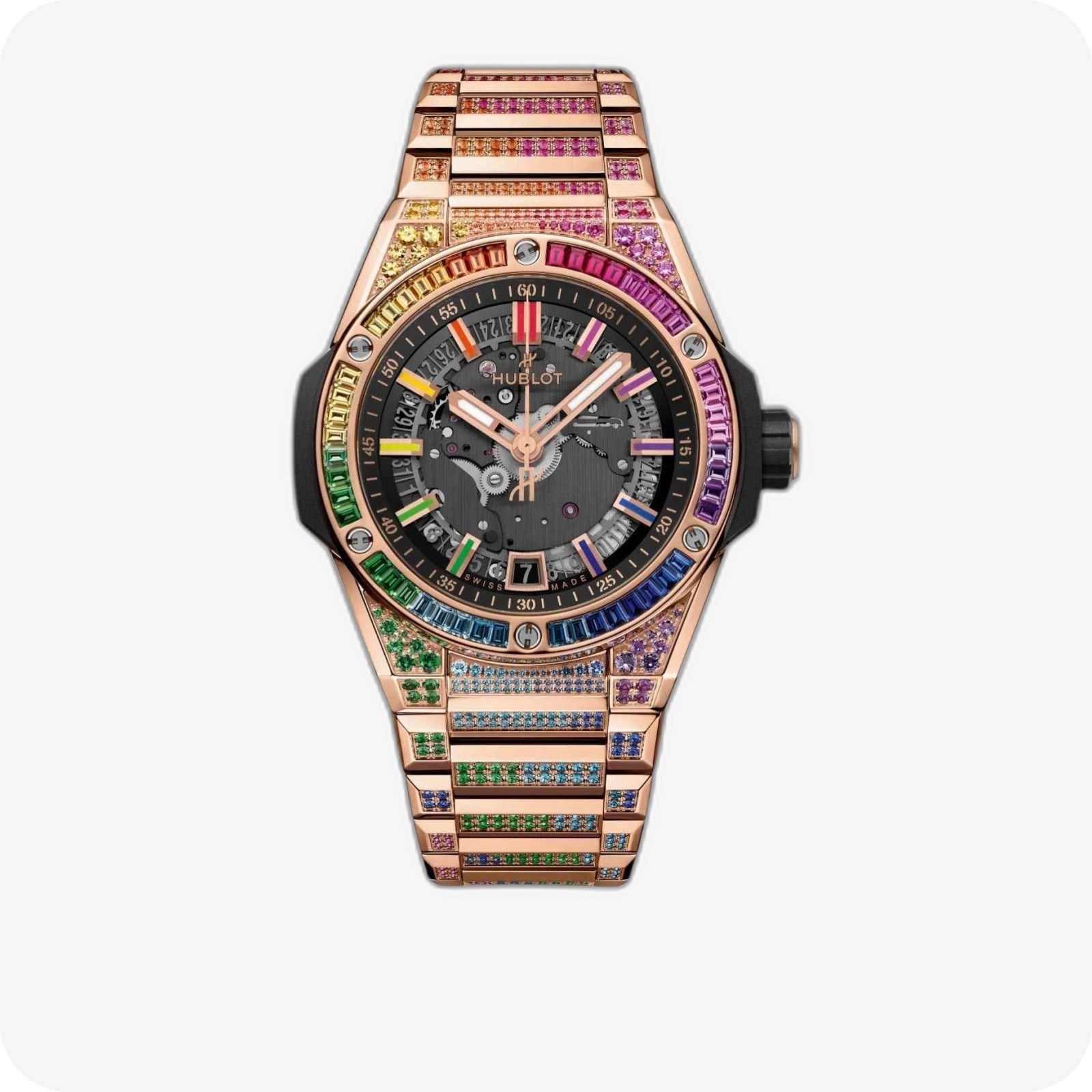 Hublot Big Bang Integrated Time Only King Gold Rainbow