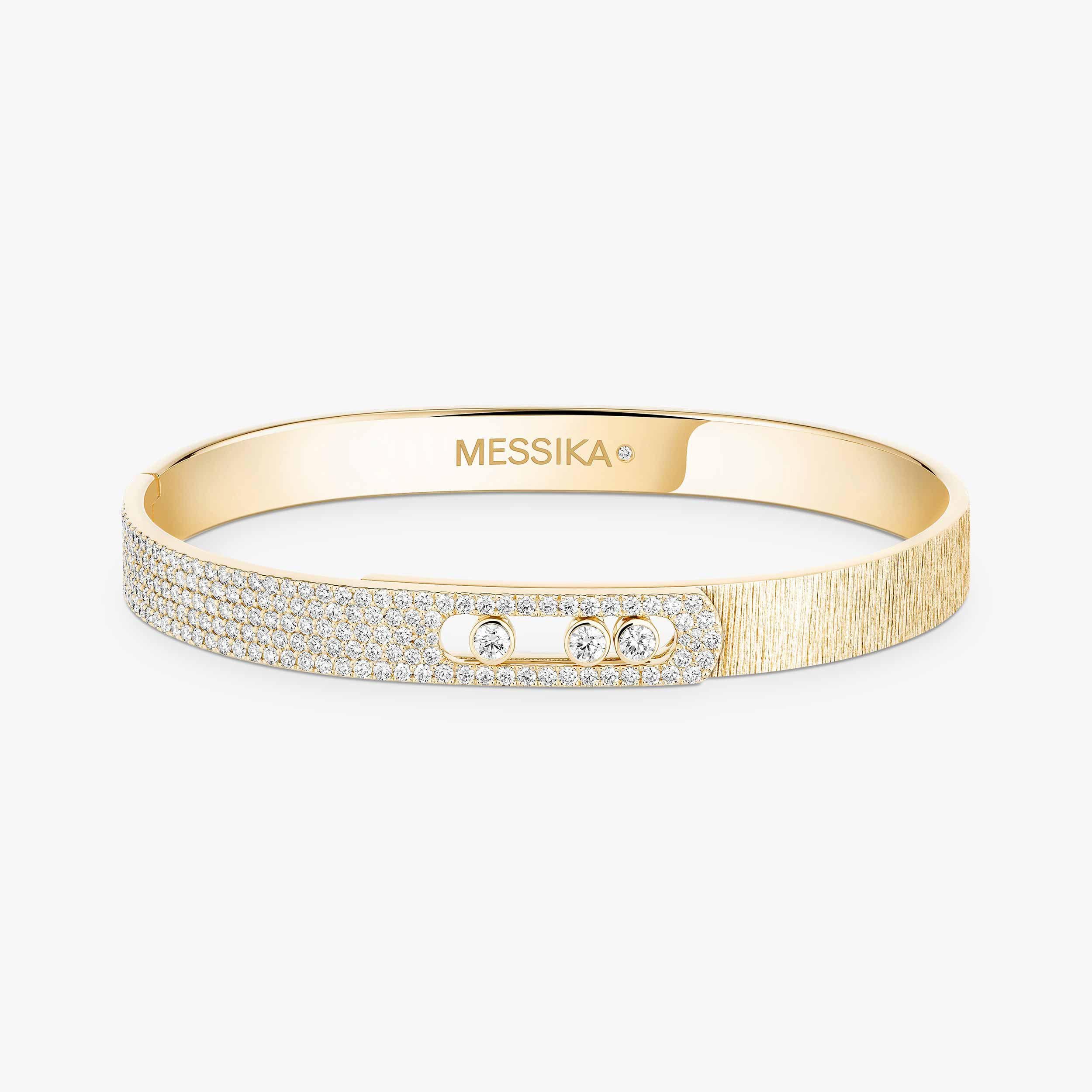 Messika MOVE NOA Move Noa Ciselé half pavé bangle