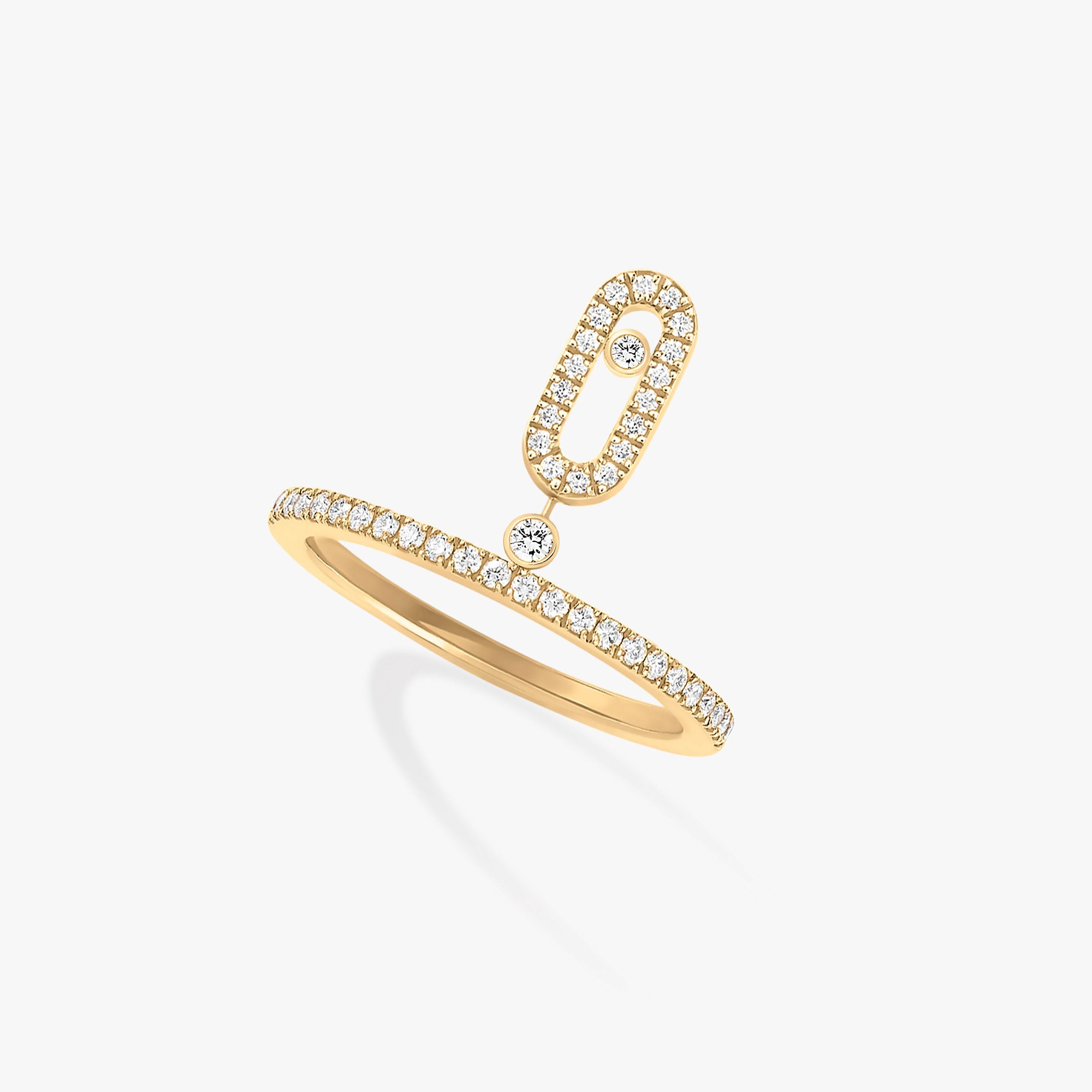 Messika Move Uno pavé drop ring