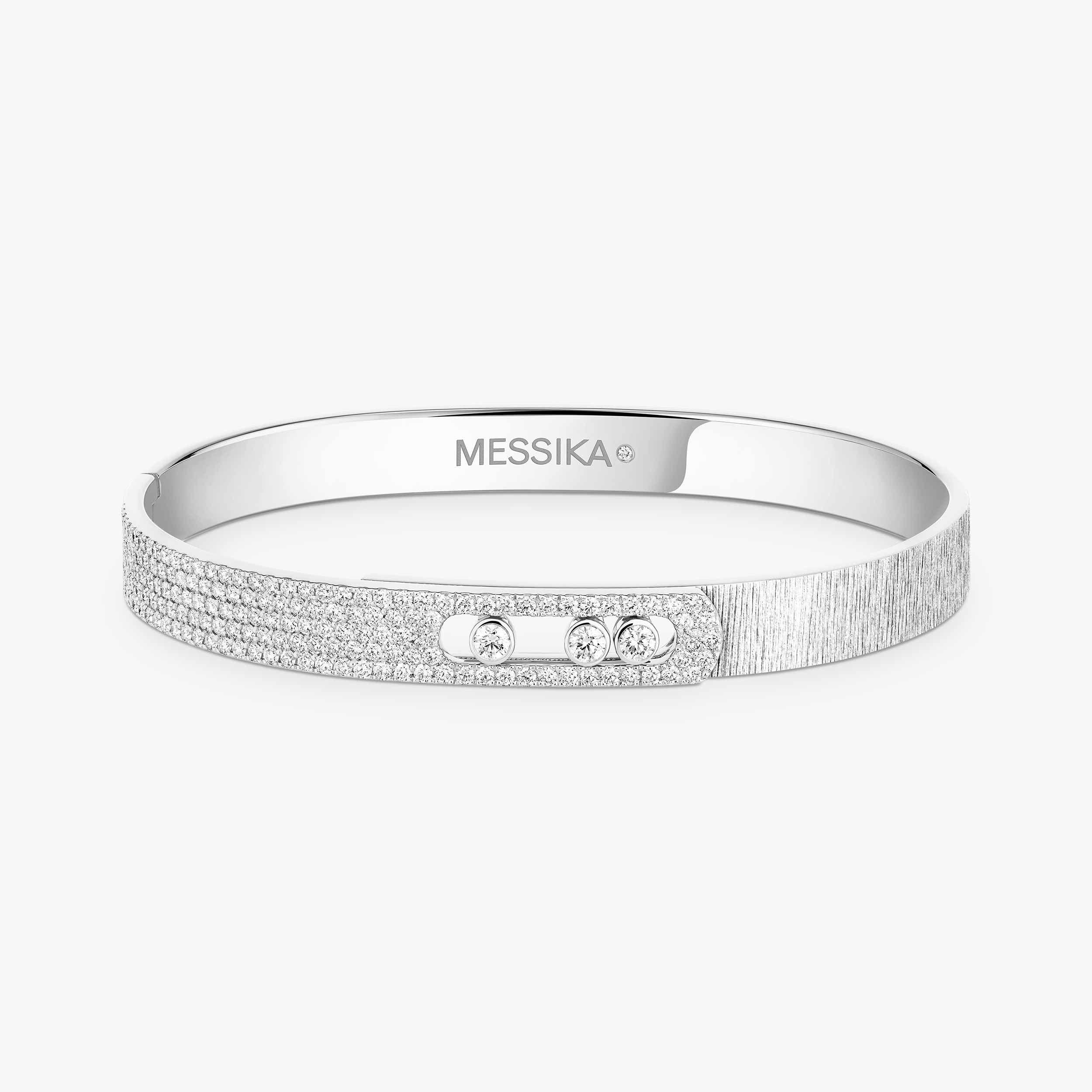 Messika MOVE NOA Move Noa Ciselé half pavé bangle
