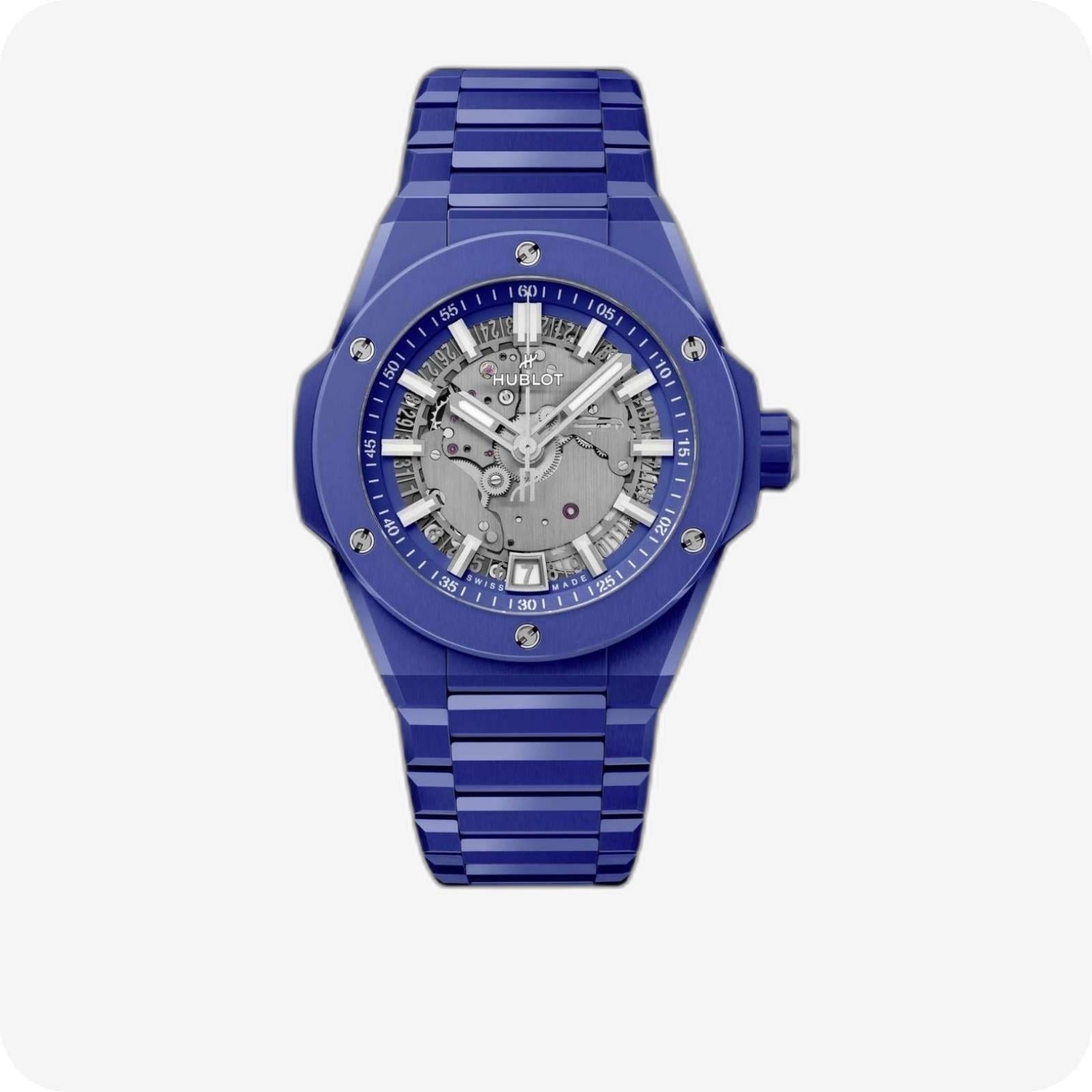 Hublot Big Bang Integrated Time Only Blue Indigo Ceramic