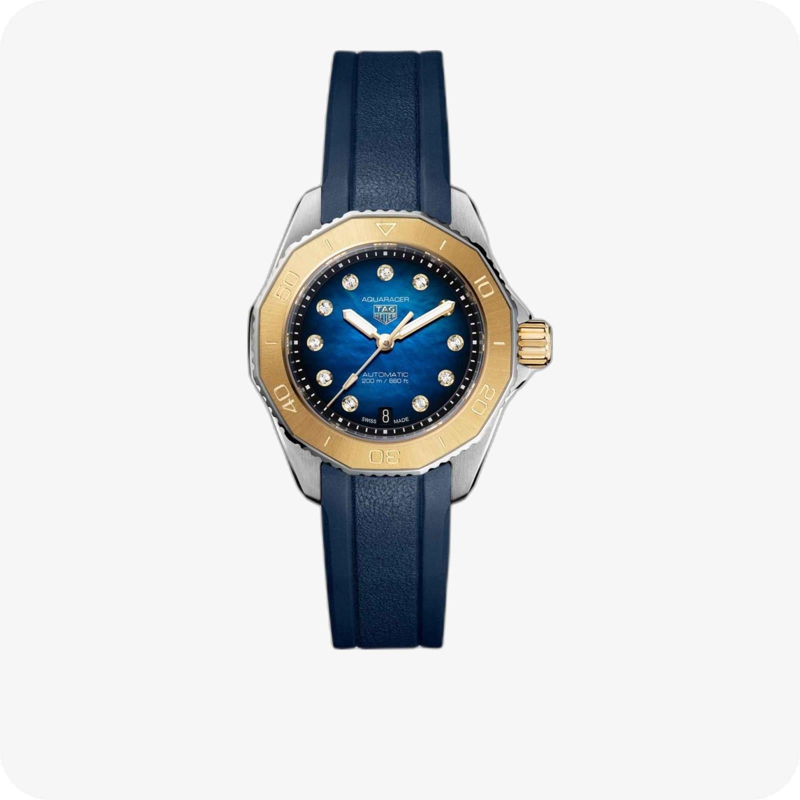 TAG Heuer Aquaracer Professional 200 Auto Steel & Gold 30 Mm