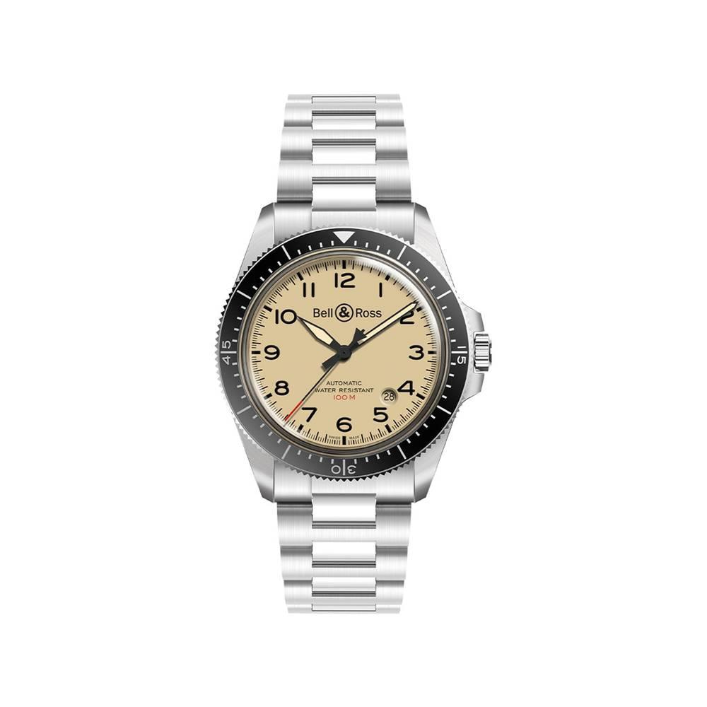 Bell & Ross Vintage Beige Steel