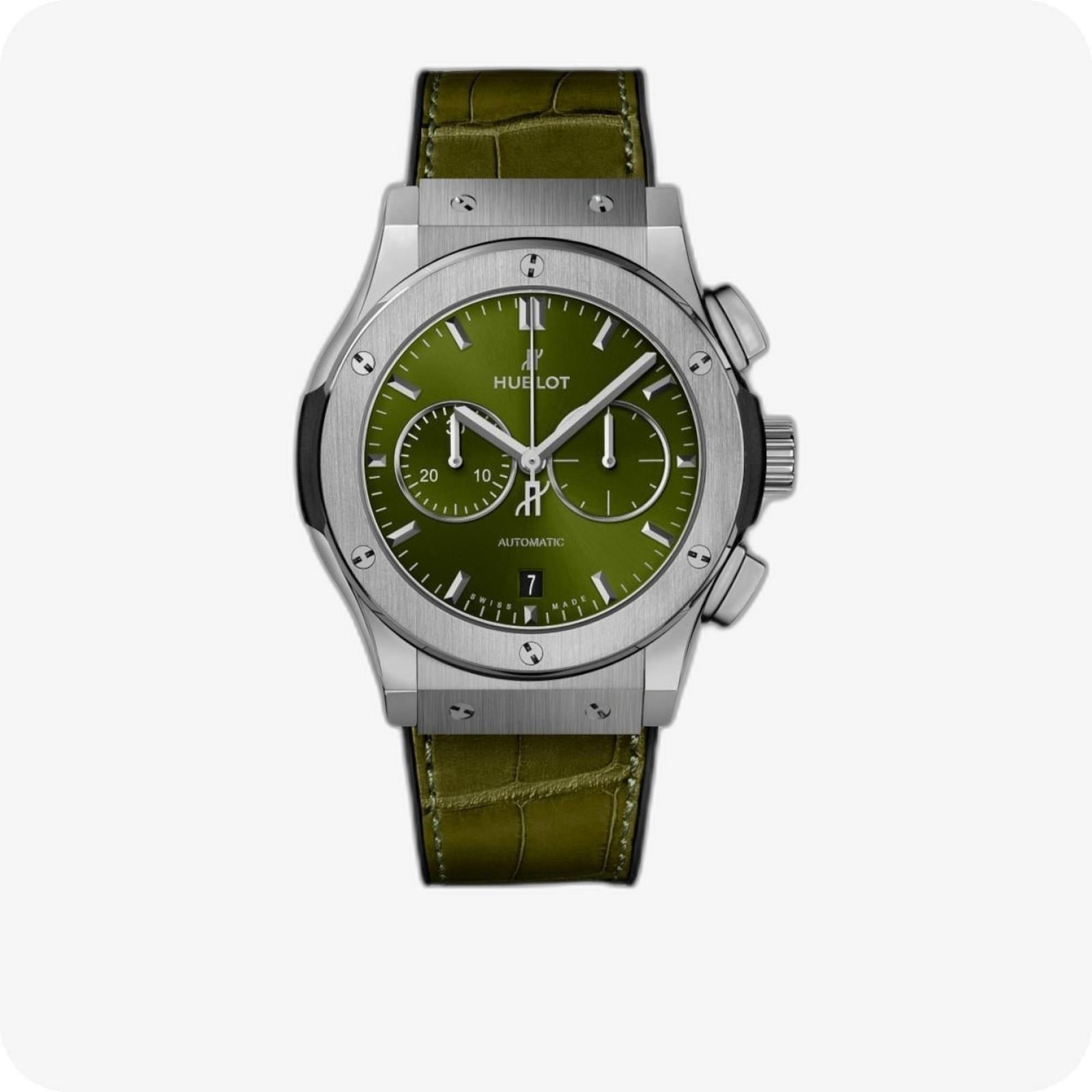 Hublot Classic Fusion Chronograph Titanium Green