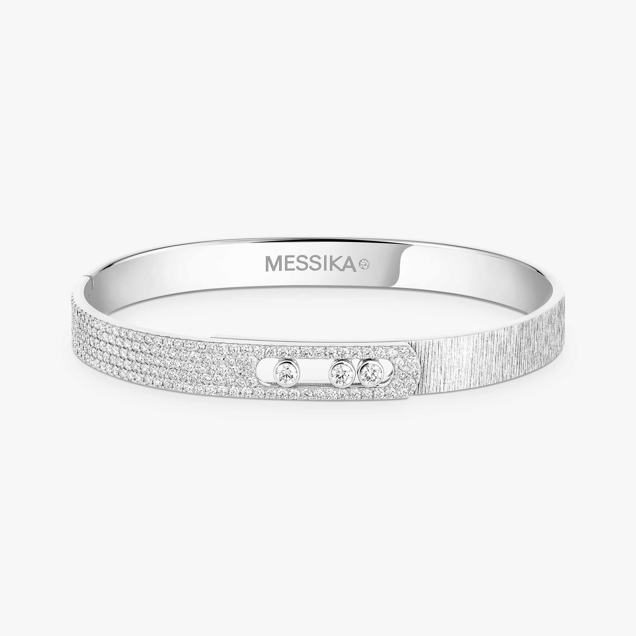 Messika MOVE NOA Move Noa Ciselé half pavé bangle