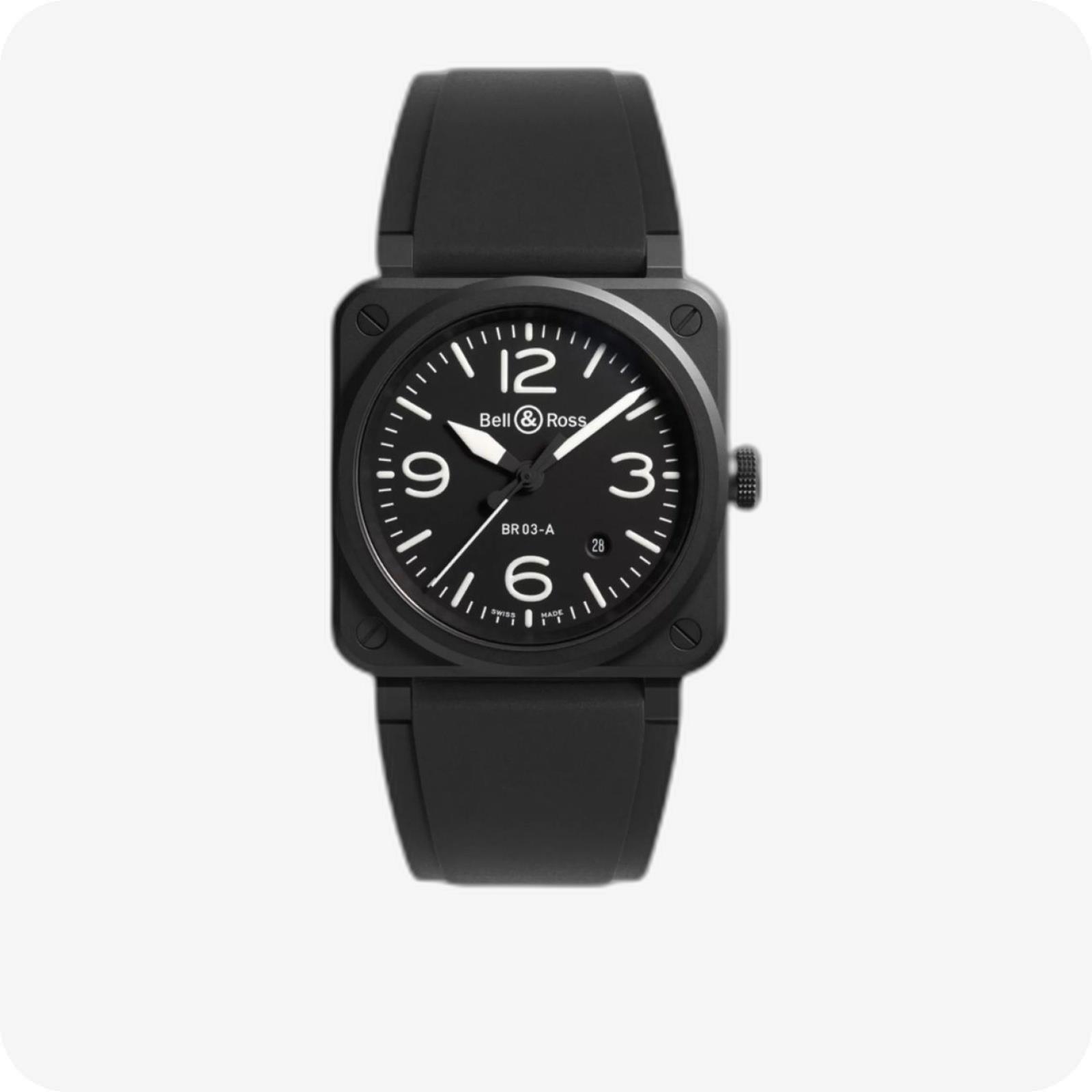 Bell & Ross Instruments BR 03 AUTO BLACK MATTE CERAMIC