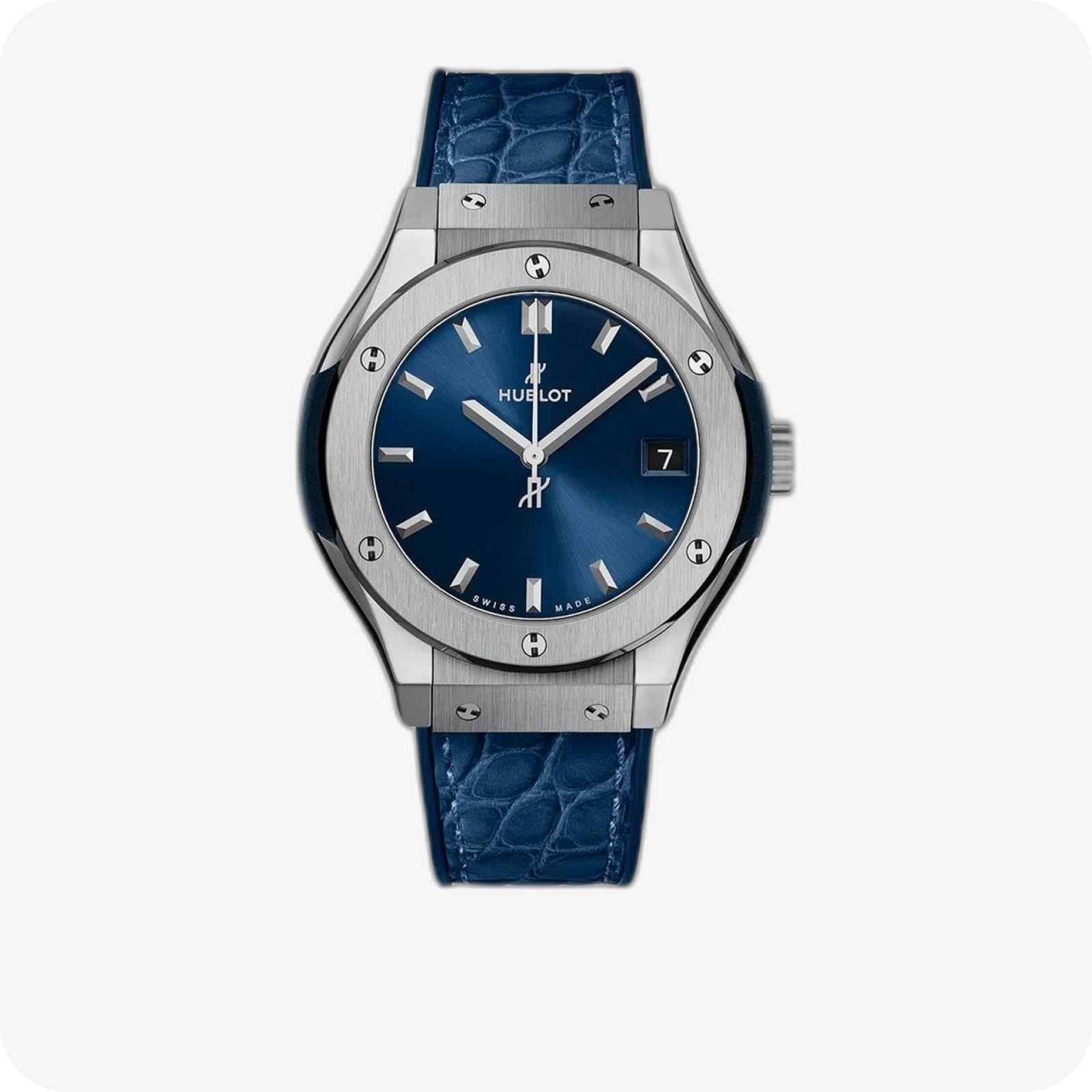 Hublot Classic Fusion Titanium Blue