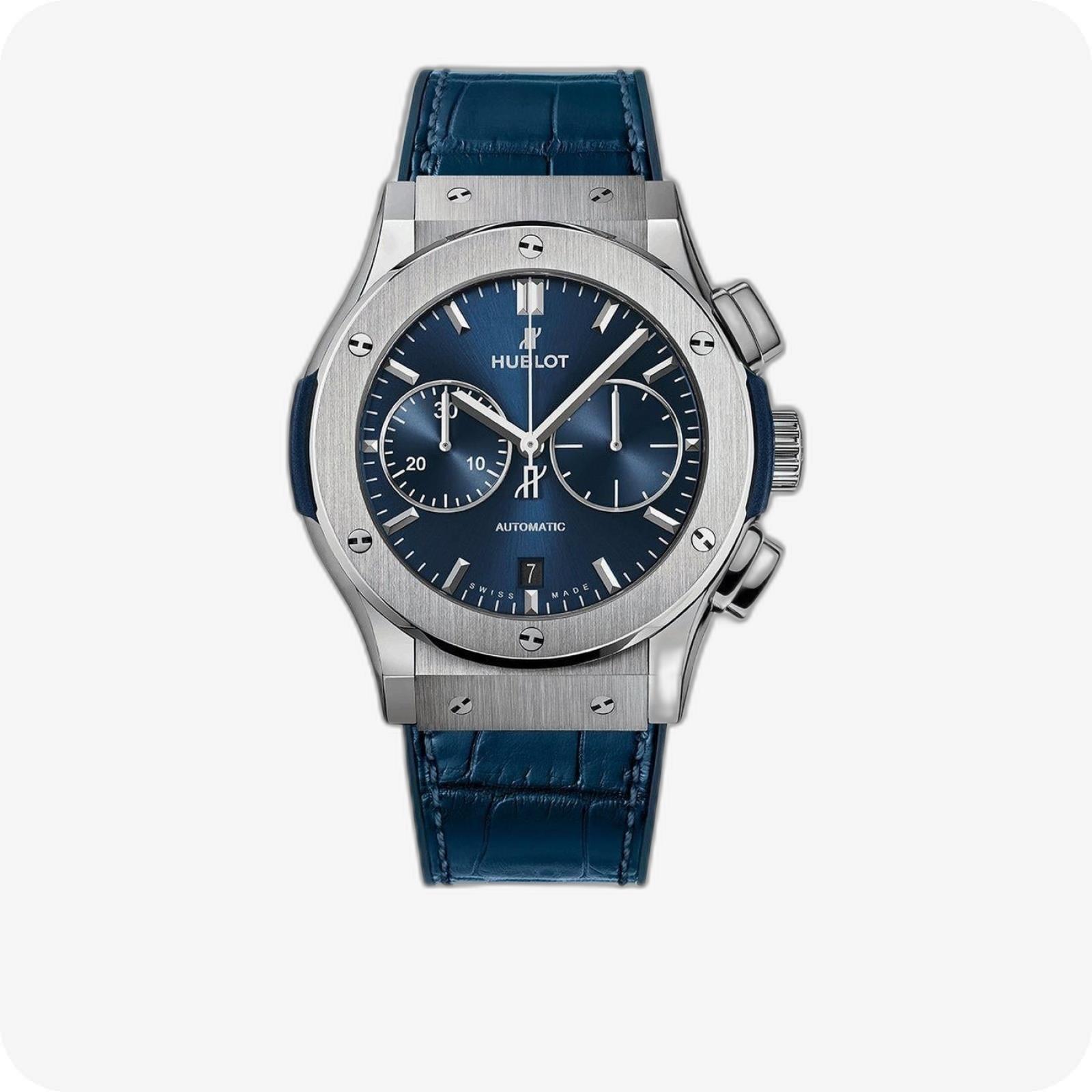 Hublot Classic Fusion Chronograph Titanium Blue