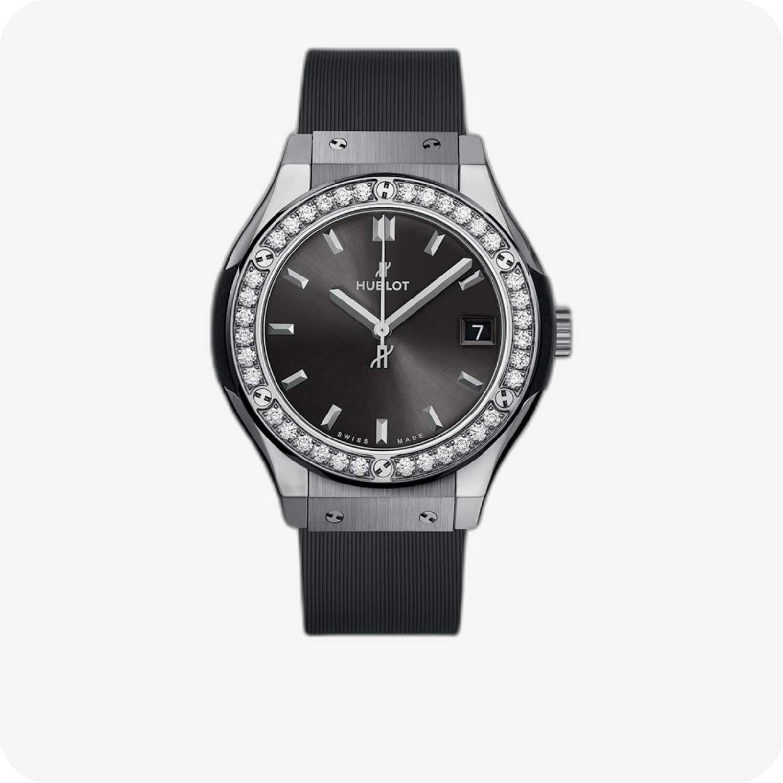 Hublot Classical Fusion Titanium Gray Diamonds