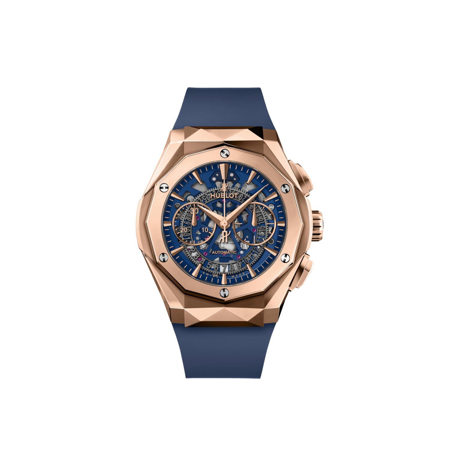 Hublot Classic Fusion Aerofusion Chronograph Orlinski King Gold Blue