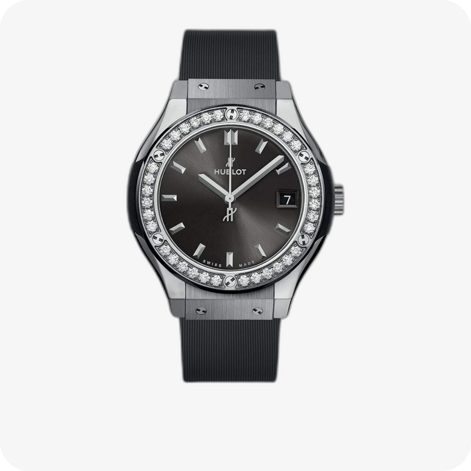 Hublot Classical Fusion Titanium Gray Diamonds