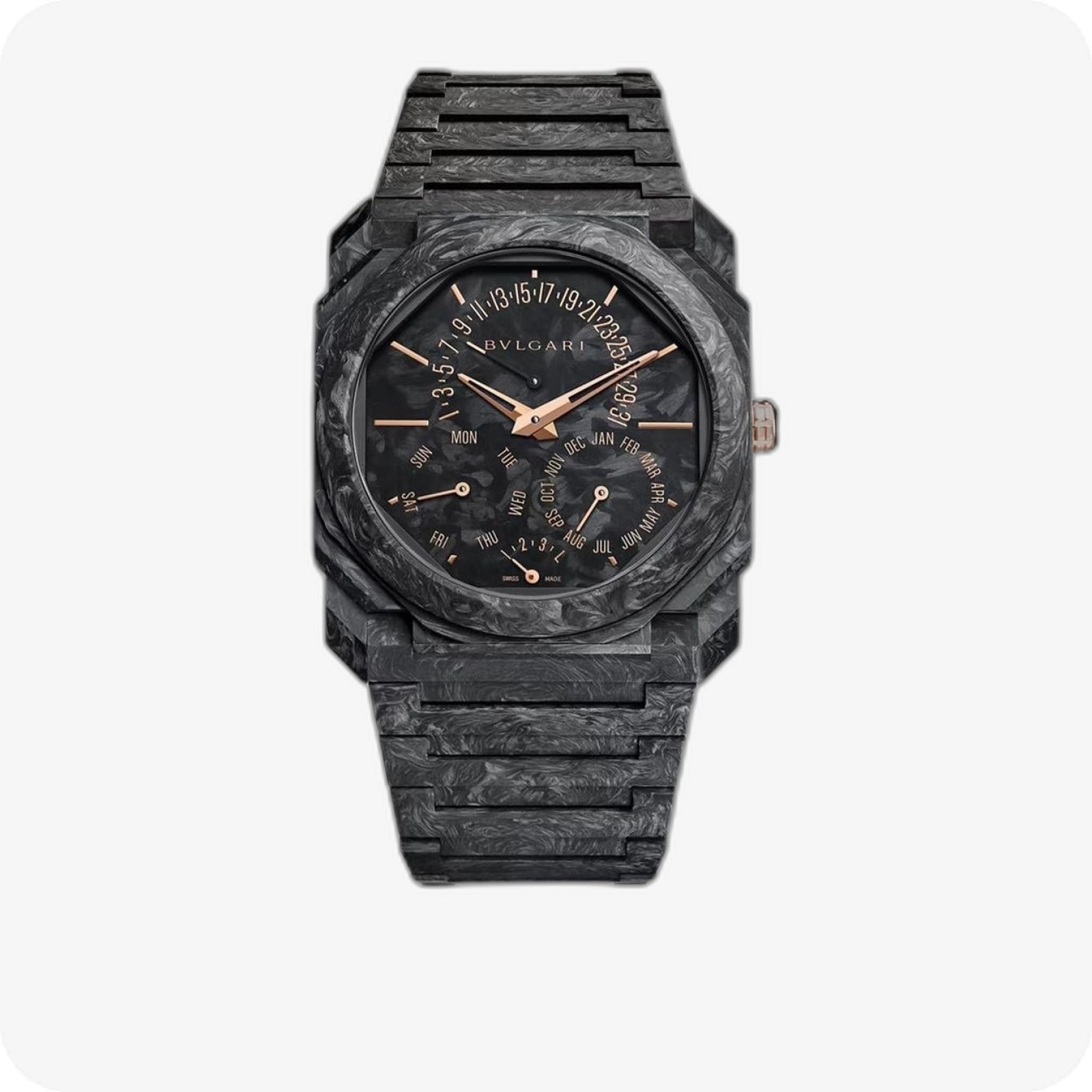 Bvlgari Octo Finissimo CarbonGold Perpetual Calendar 