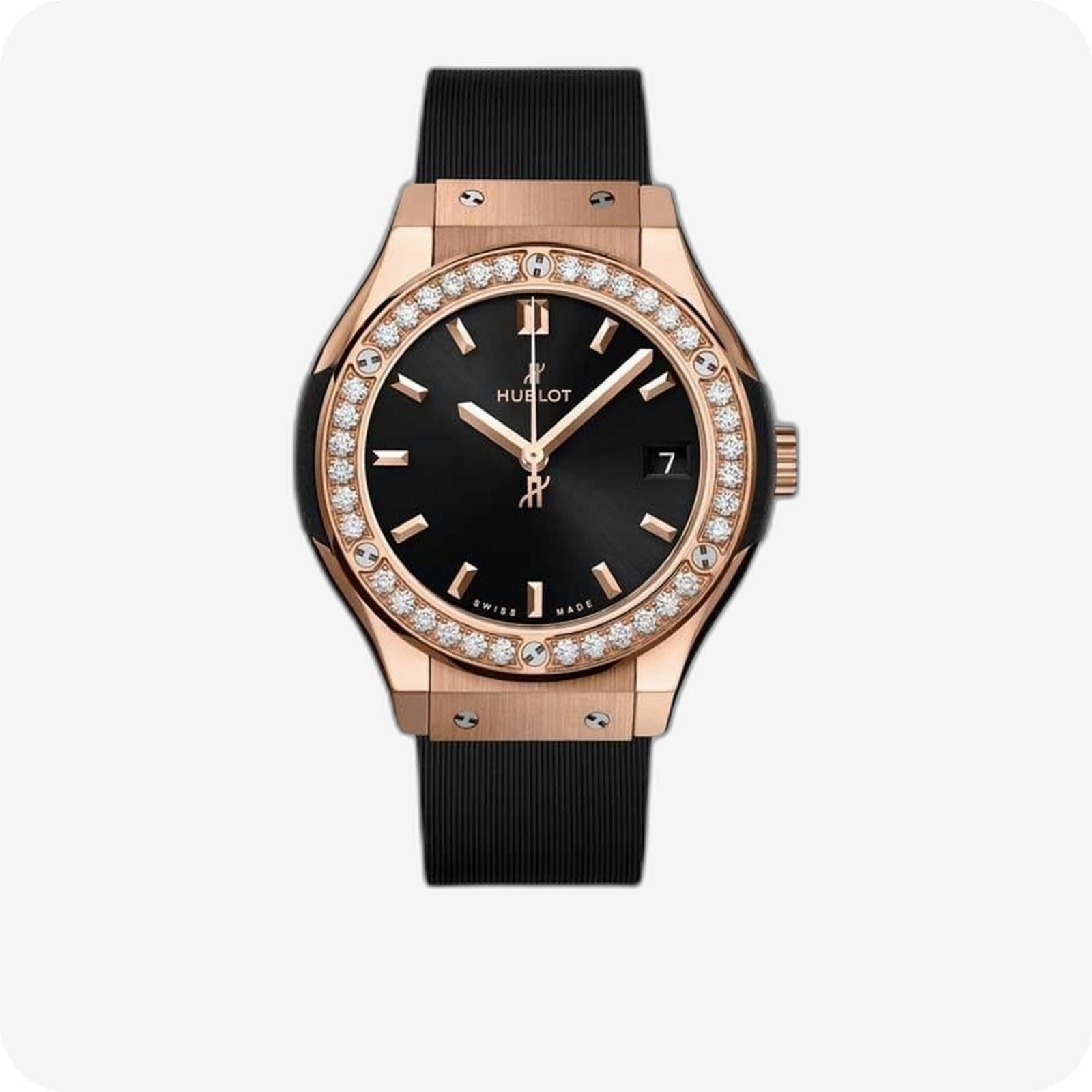 Hublot Classic Fusion  King Gold Diamonds