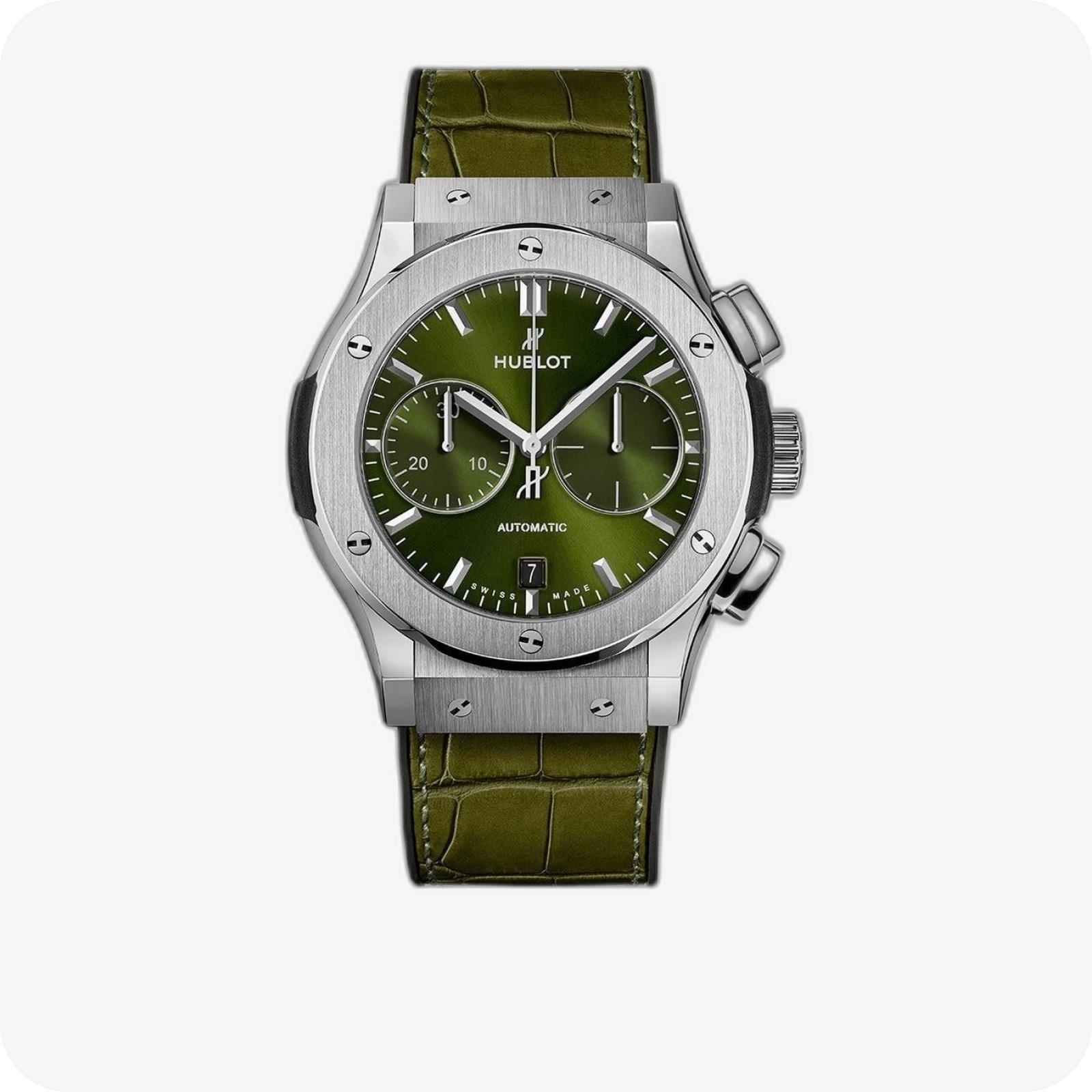 Hublot Classic Fusion Chronograph Titanium Green