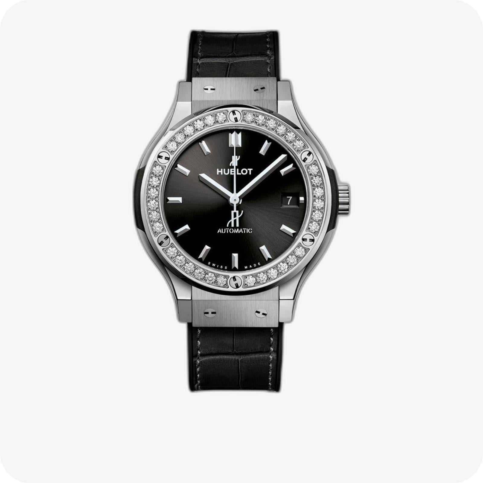 Hublot Classic Fusion Titanyum Diamonds