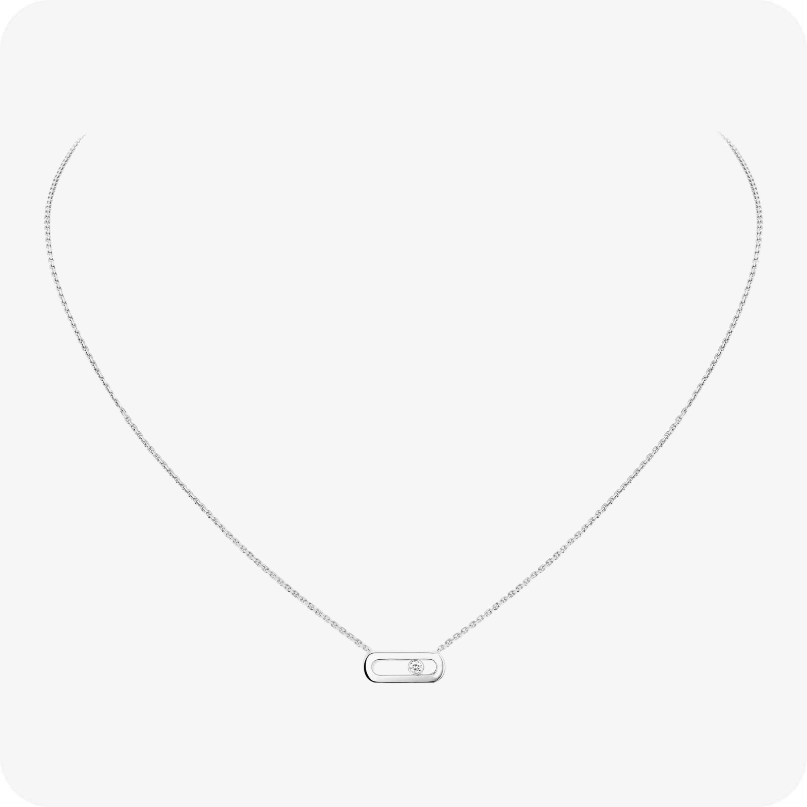 Messika MOVE UNO GOLD AND DIAMOND NECKLACE