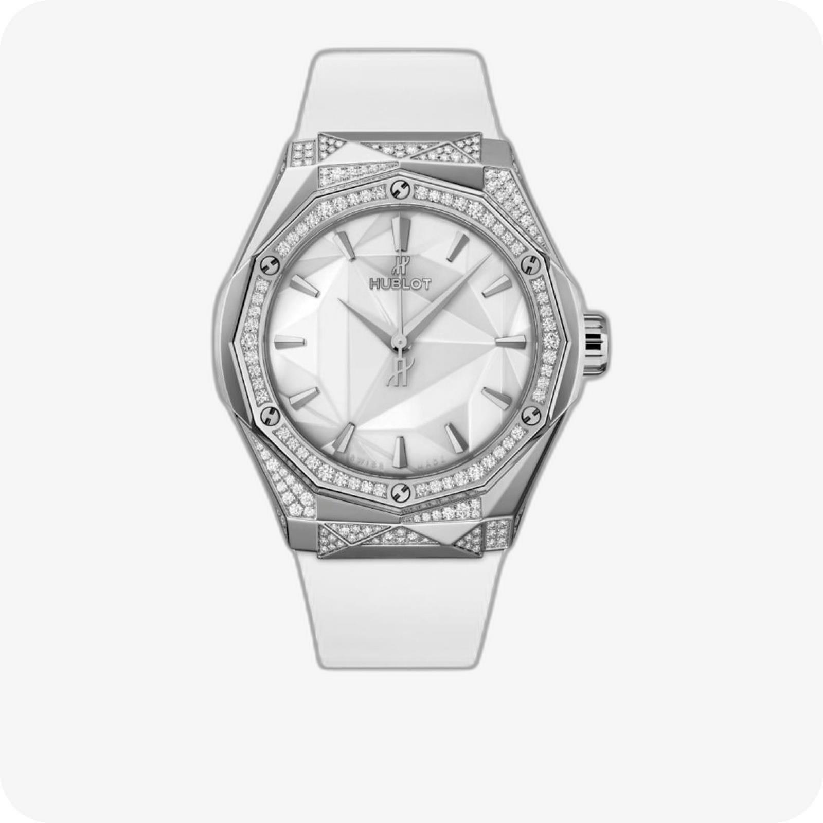 Hublot Classic Fusion Orlinski Titanium White Pavé