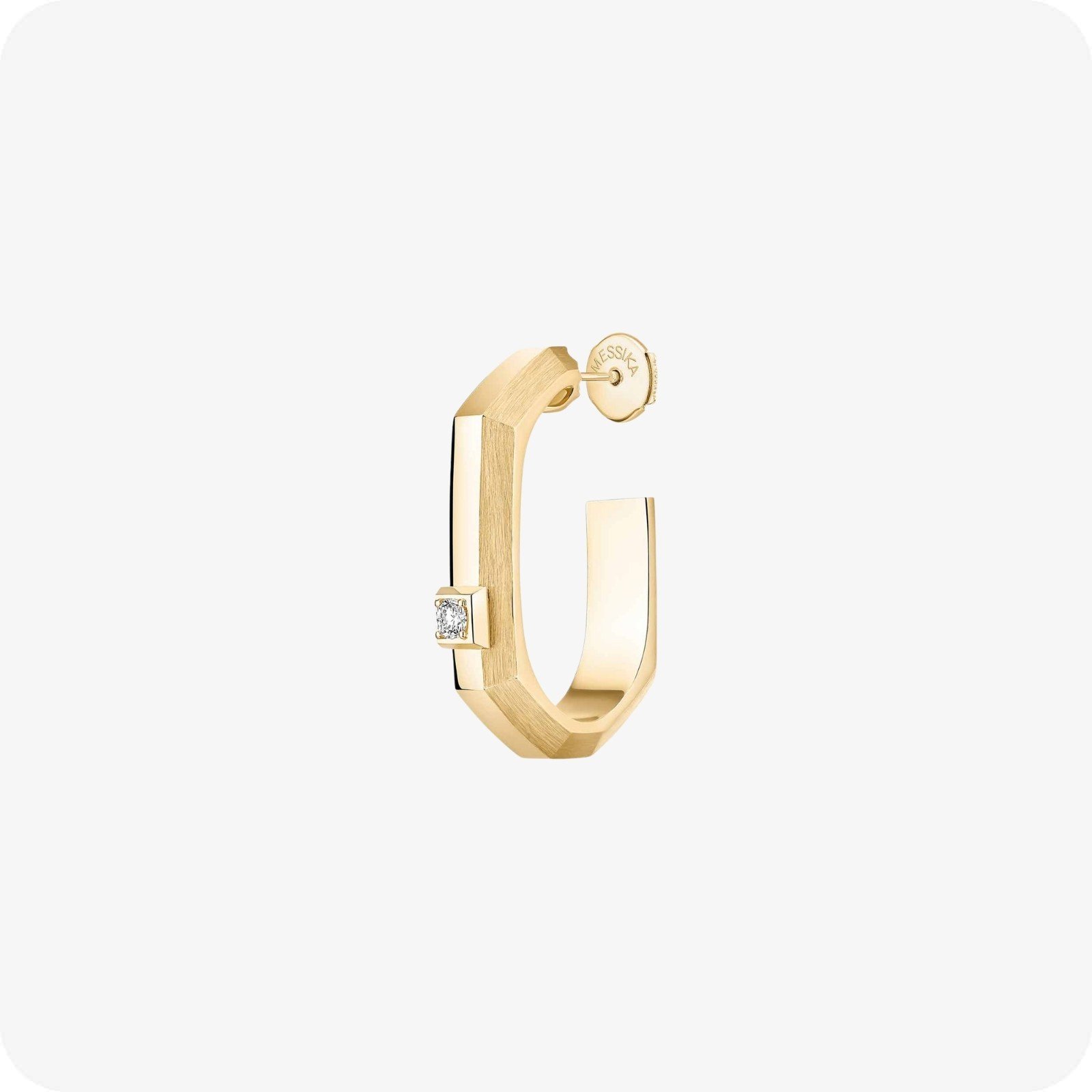 Messika MODERNISTE GOLD AND DIAMOND SINGLE EARRING