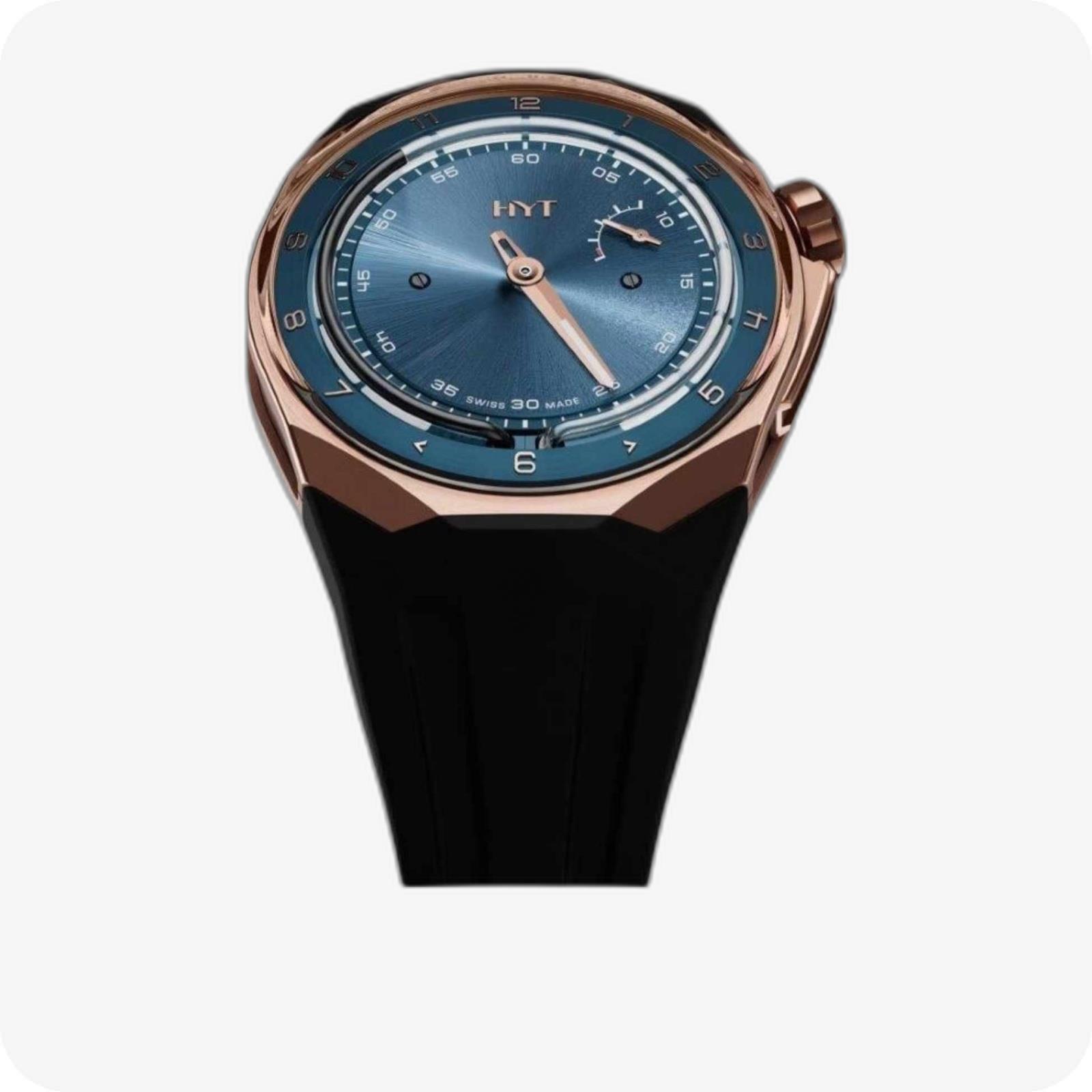 HYT T1 Series 5N Gold Titanium Deep Blue