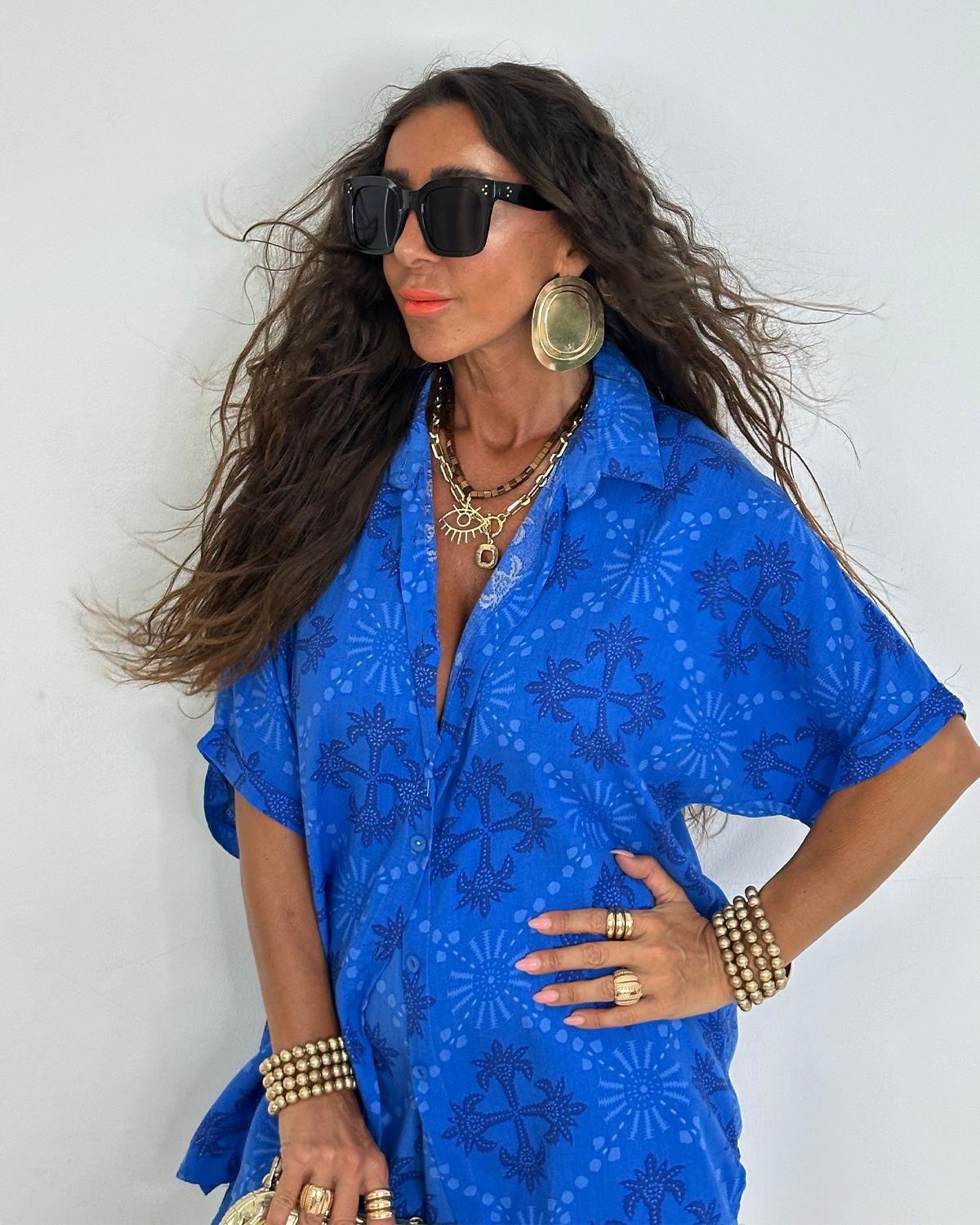 Adriana Şortlu Takım Mavi