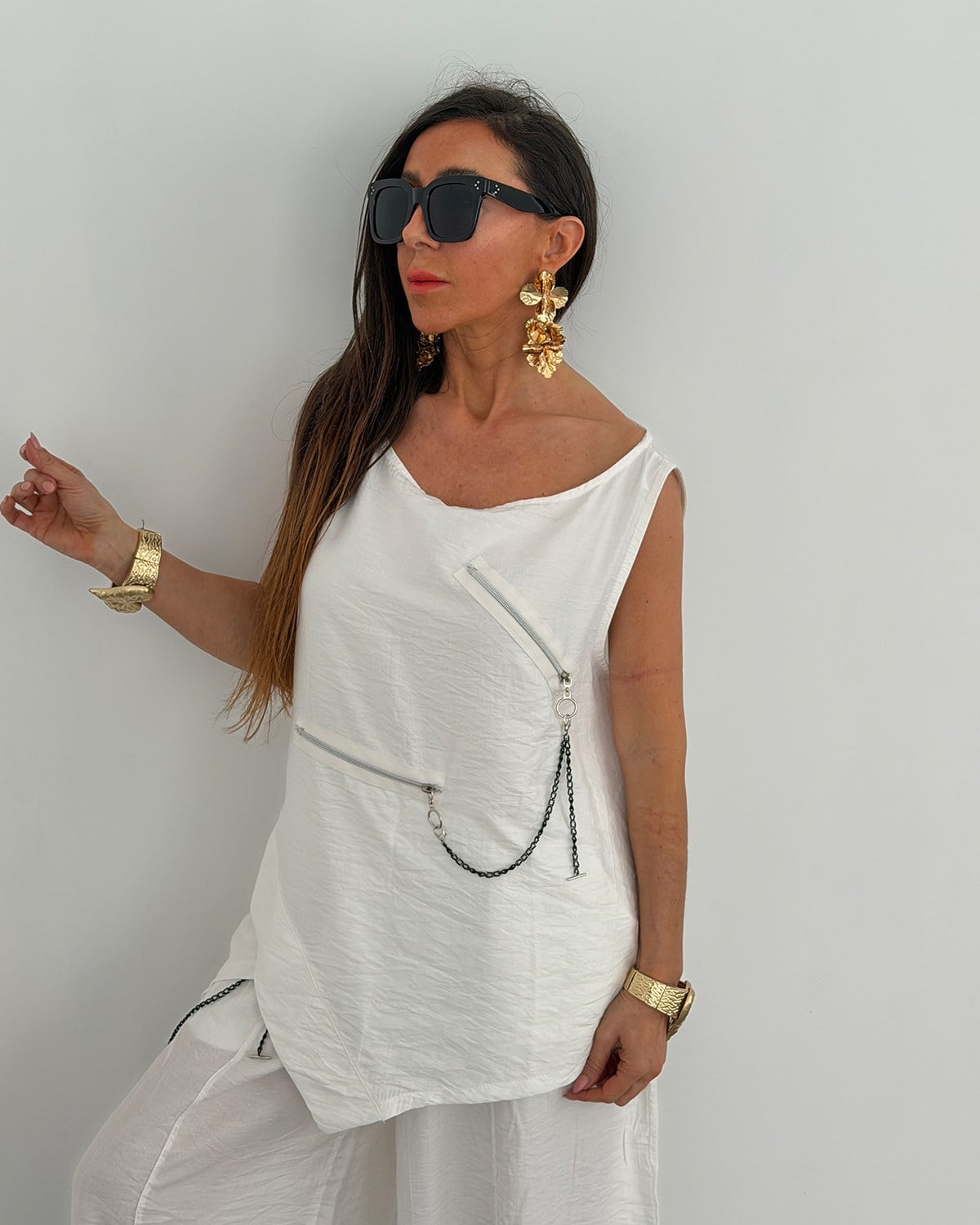 Aida Üçlü Takım Beyaz