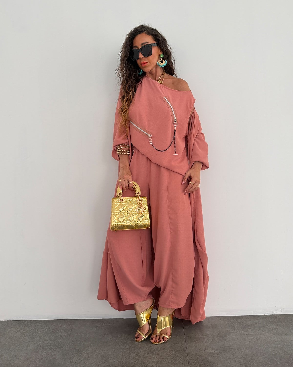 Aida Üçlü Takım Pembe