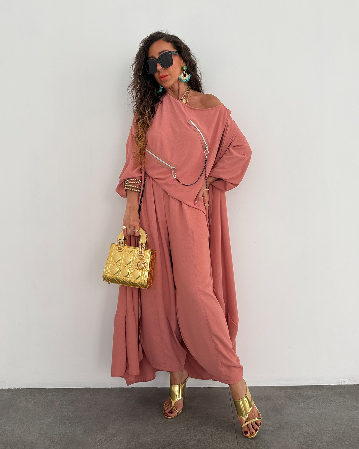 Aida Üçlü Takım Pembe