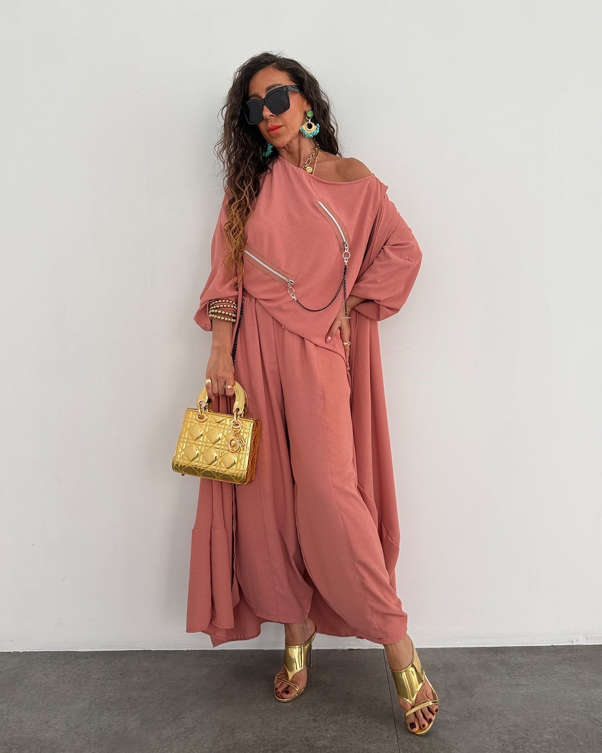 Aida Üçlü Takım Pembe