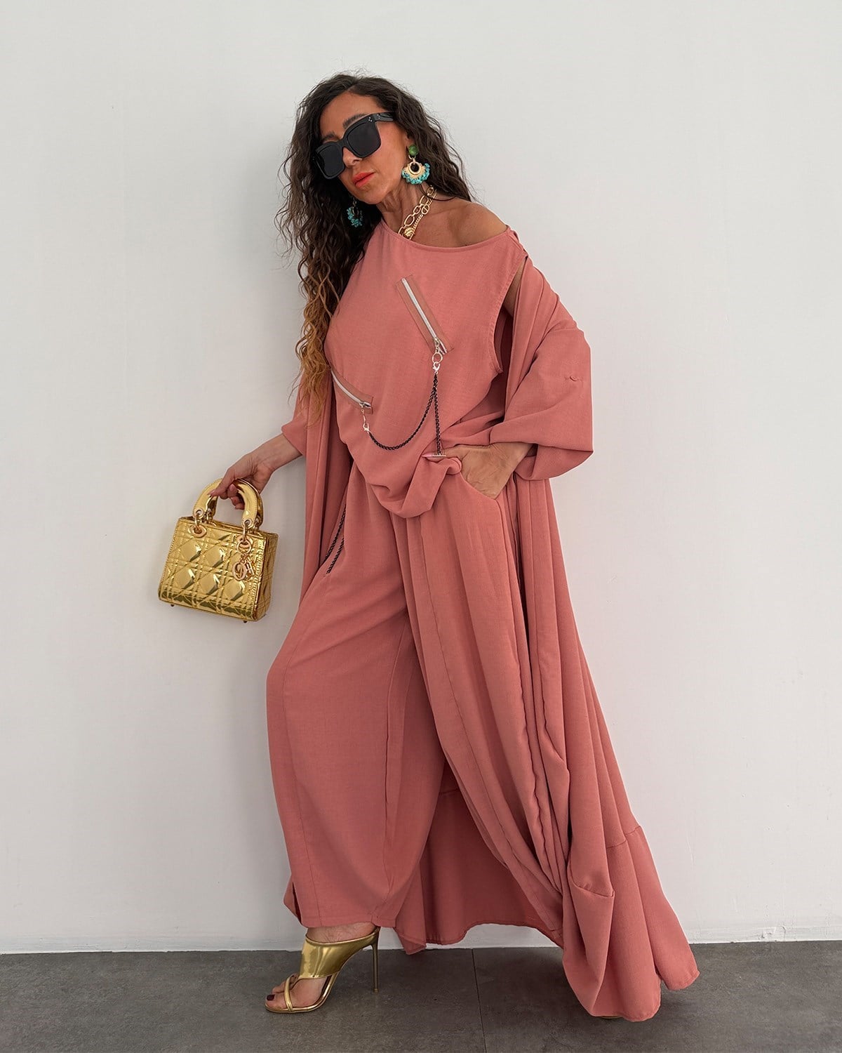 Aida Üçlü Takım Pembe