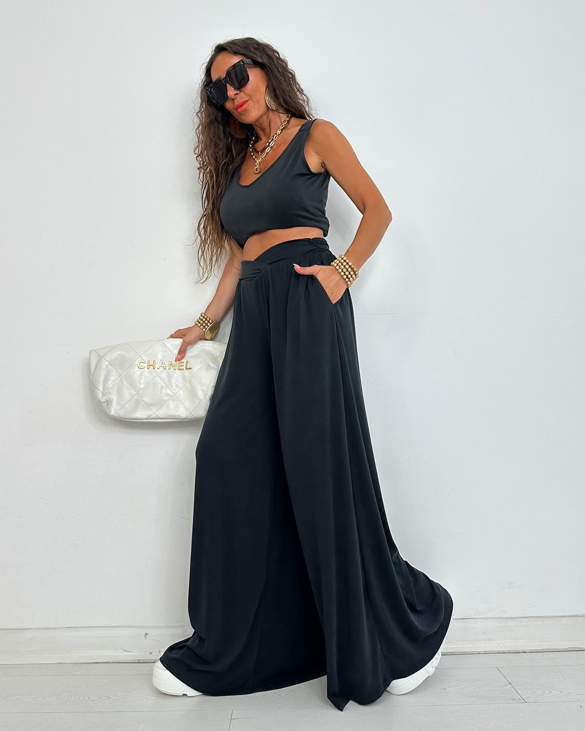 Alice Modal Takım Siyah