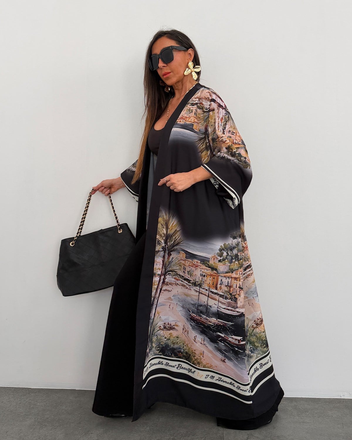 Amore Kimono Manzara Desen