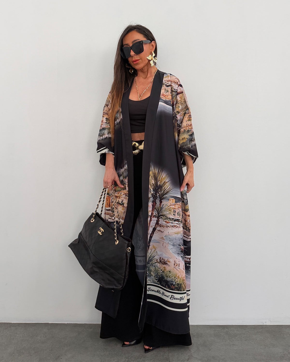 Amore Kimono Manzara Desen