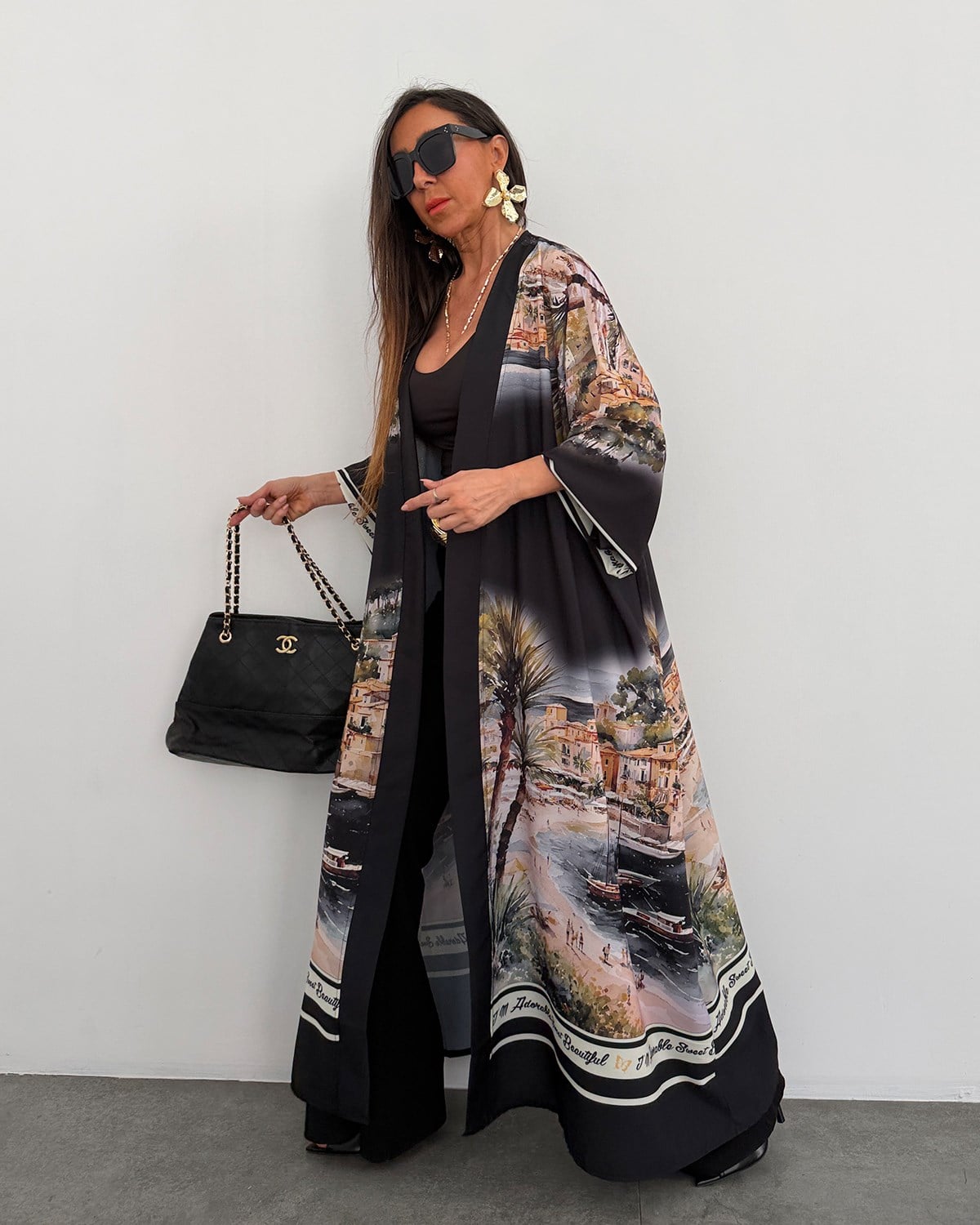 Amore Kimono Manzara Desen