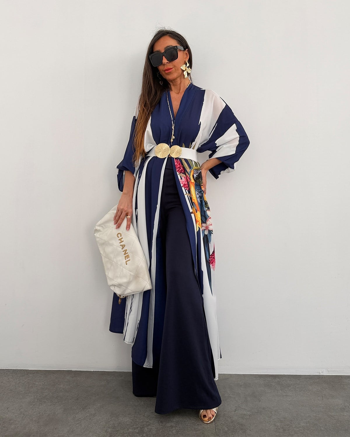 Amore Kimono Papağan Desen